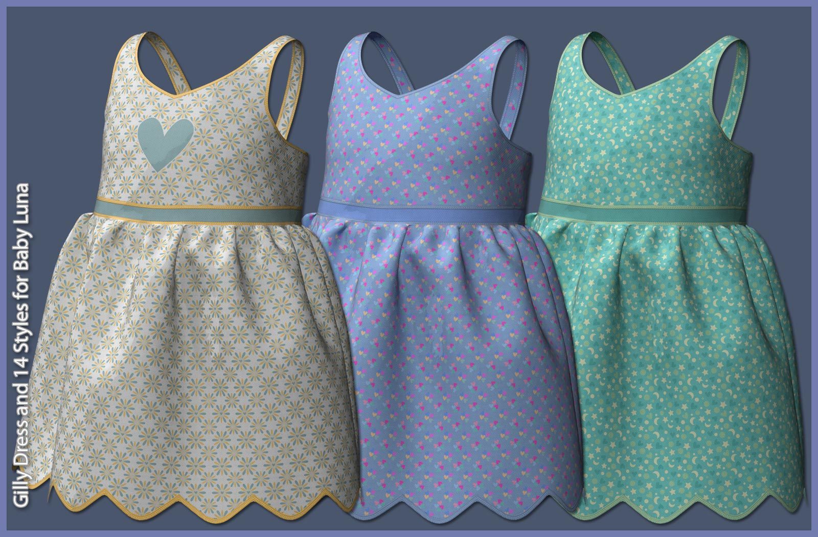 Gilly Dress and 14 Styles for Baby Luna by N/A