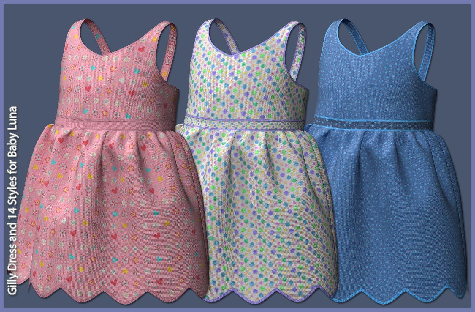 Gilly Dress and 14 Styles for Baby Luna by N/A