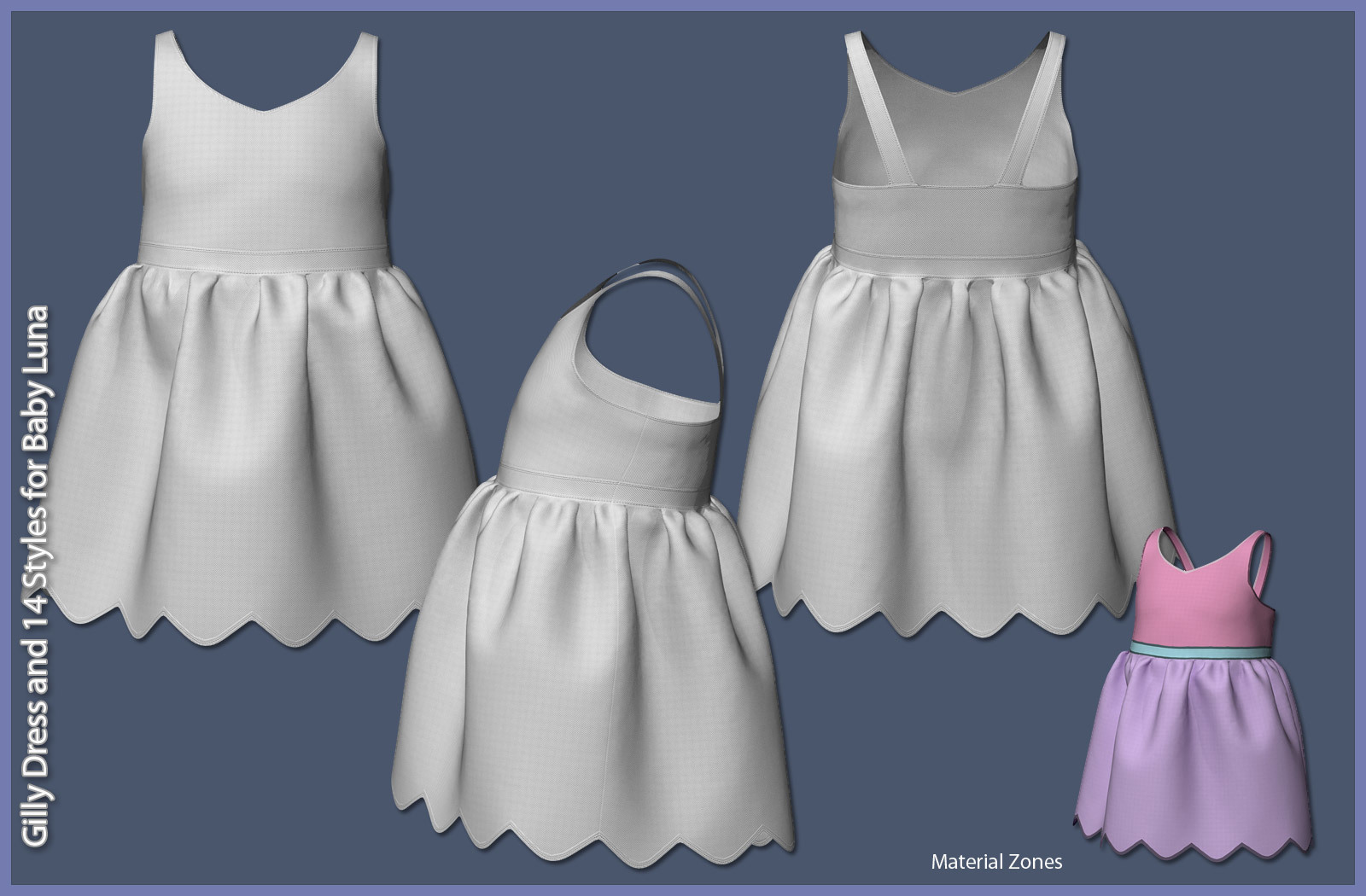 Gilly Dress and 14 Styles for Baby Luna by N/A