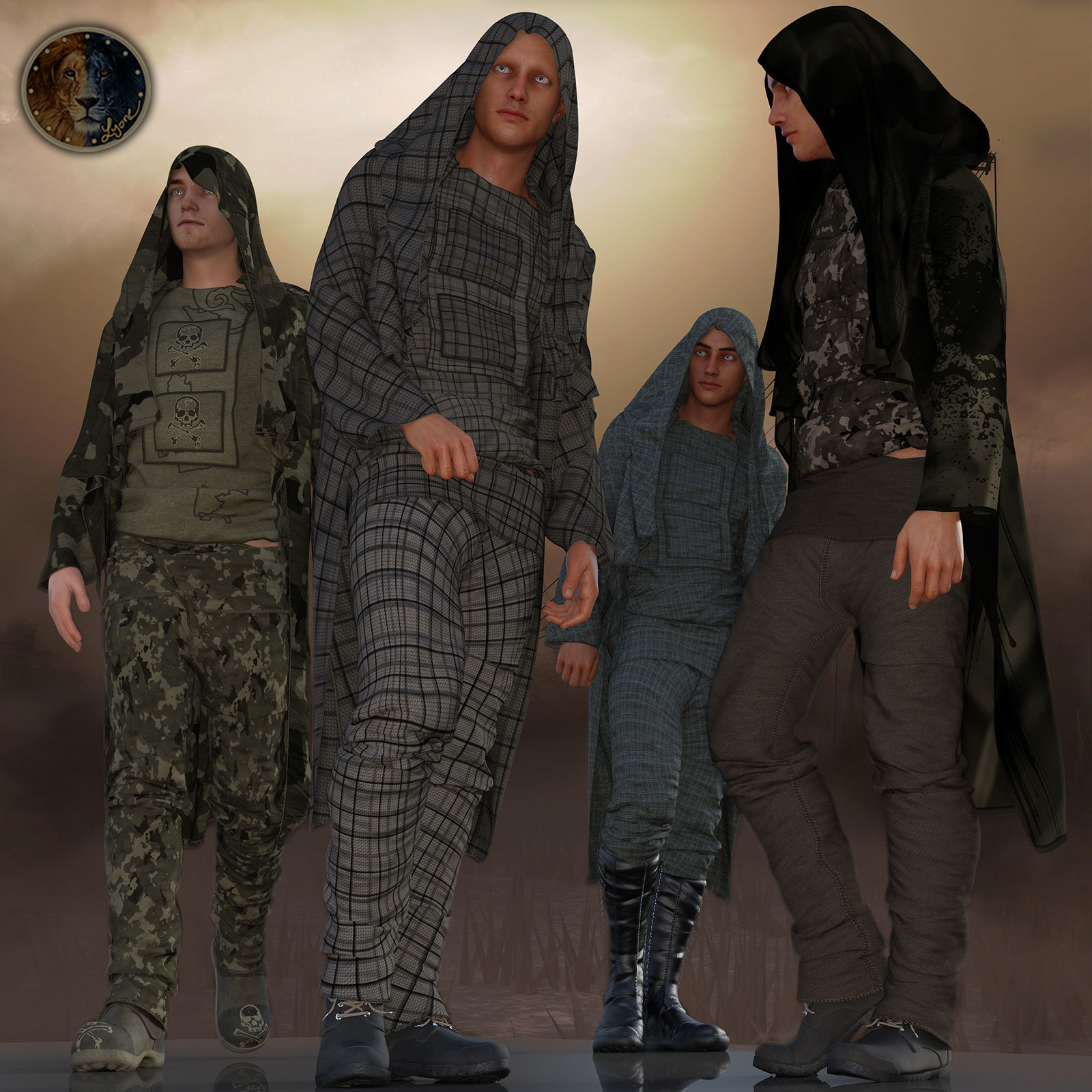 Texture addon 3 _ Iray for Lyones Number 04 by N/A