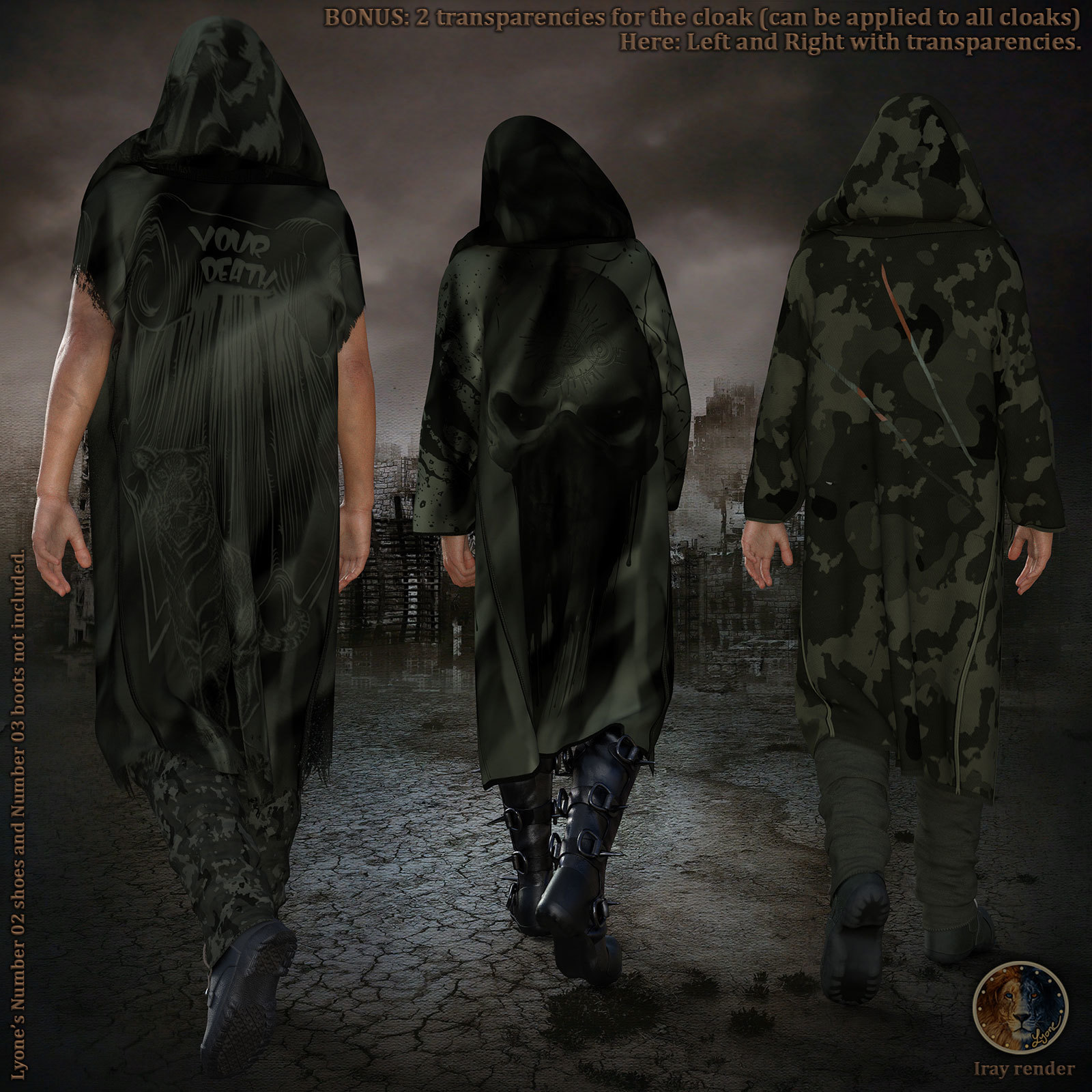 Texture addon 3 _ Iray for Lyones Number 04 by N/A