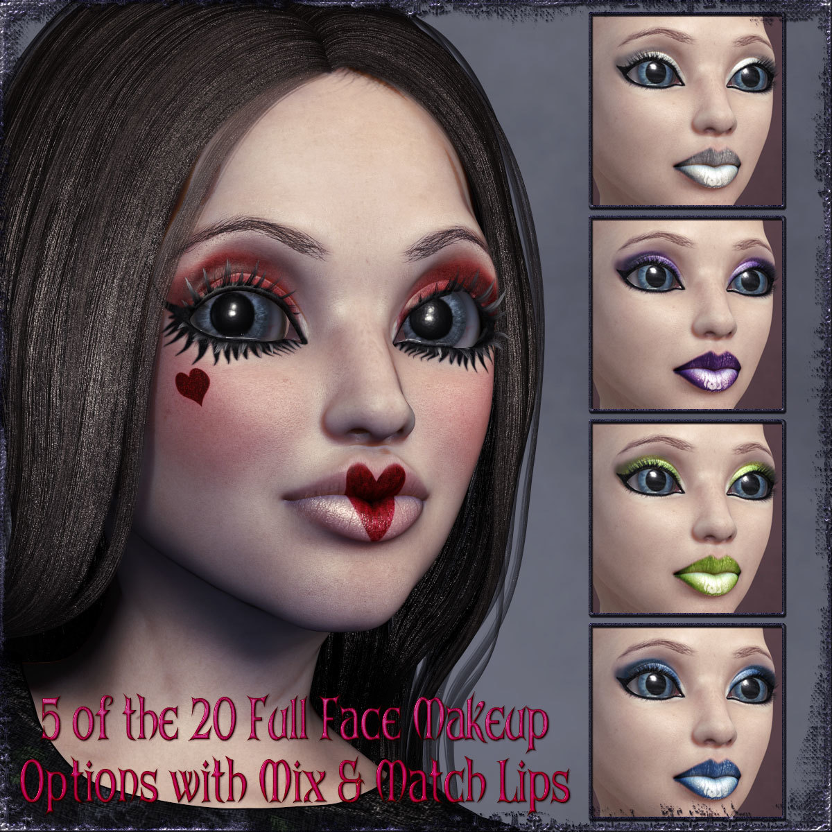 D9S Lilla Goth Doll by N/A