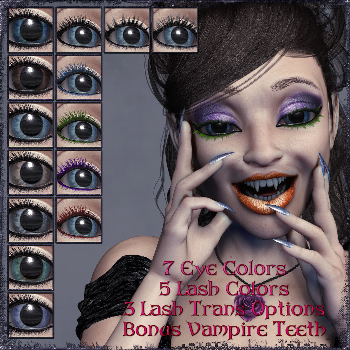 D9S Lilla Goth Doll by N/A