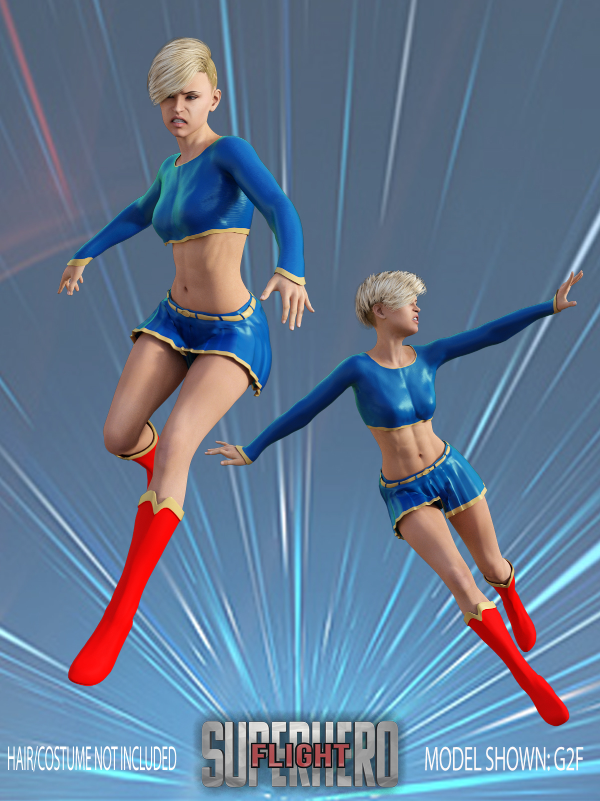 SuperHero Flight for G2F and G3F Volume 7 by N/A