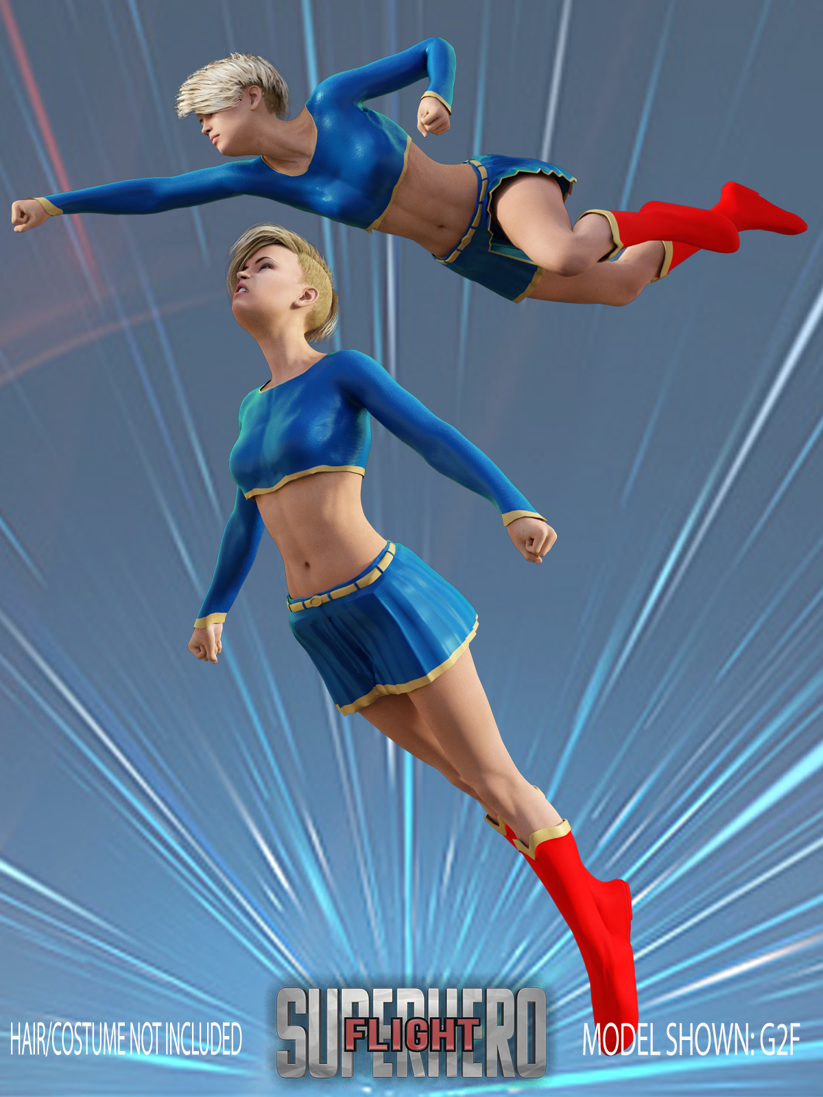 SuperHero Flight for G2F and G3F Volume 7 by N/A