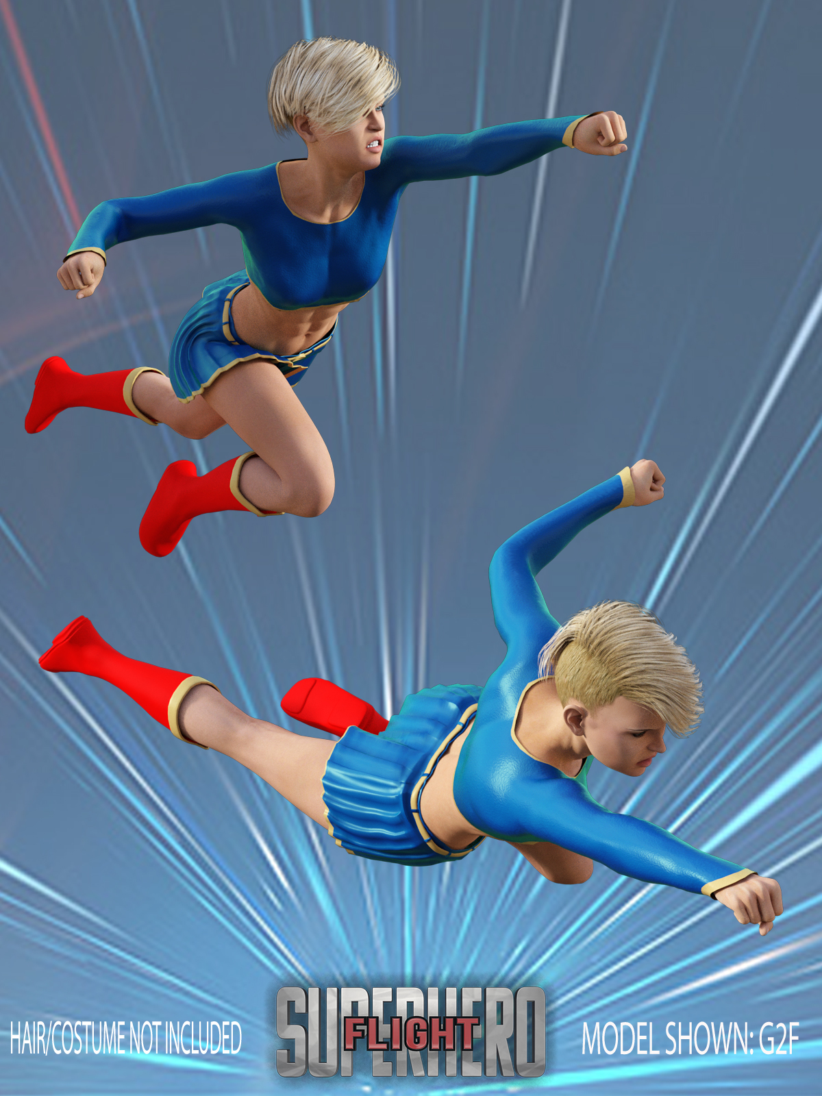 SuperHero Flight for G2F and G3F Volume 7 by N/A