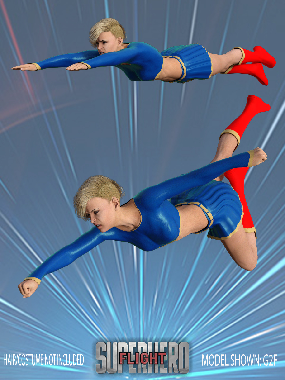 SuperHero Flight for G2F and G3F Volume 7 by N/A