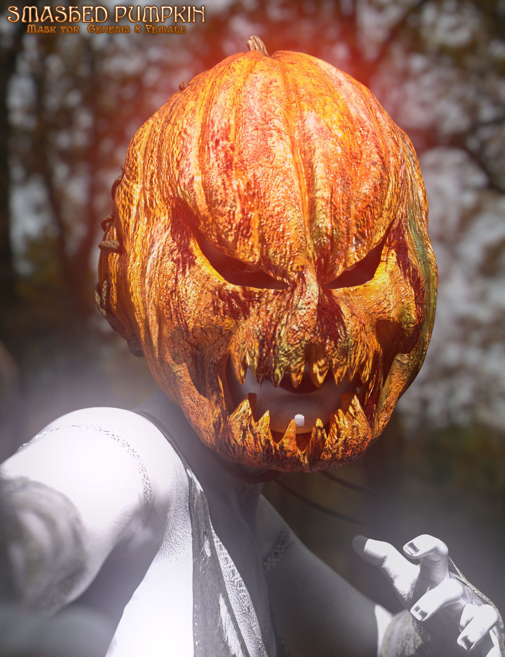 Smashed Pumpkin for Genesis 8 Female by N/A