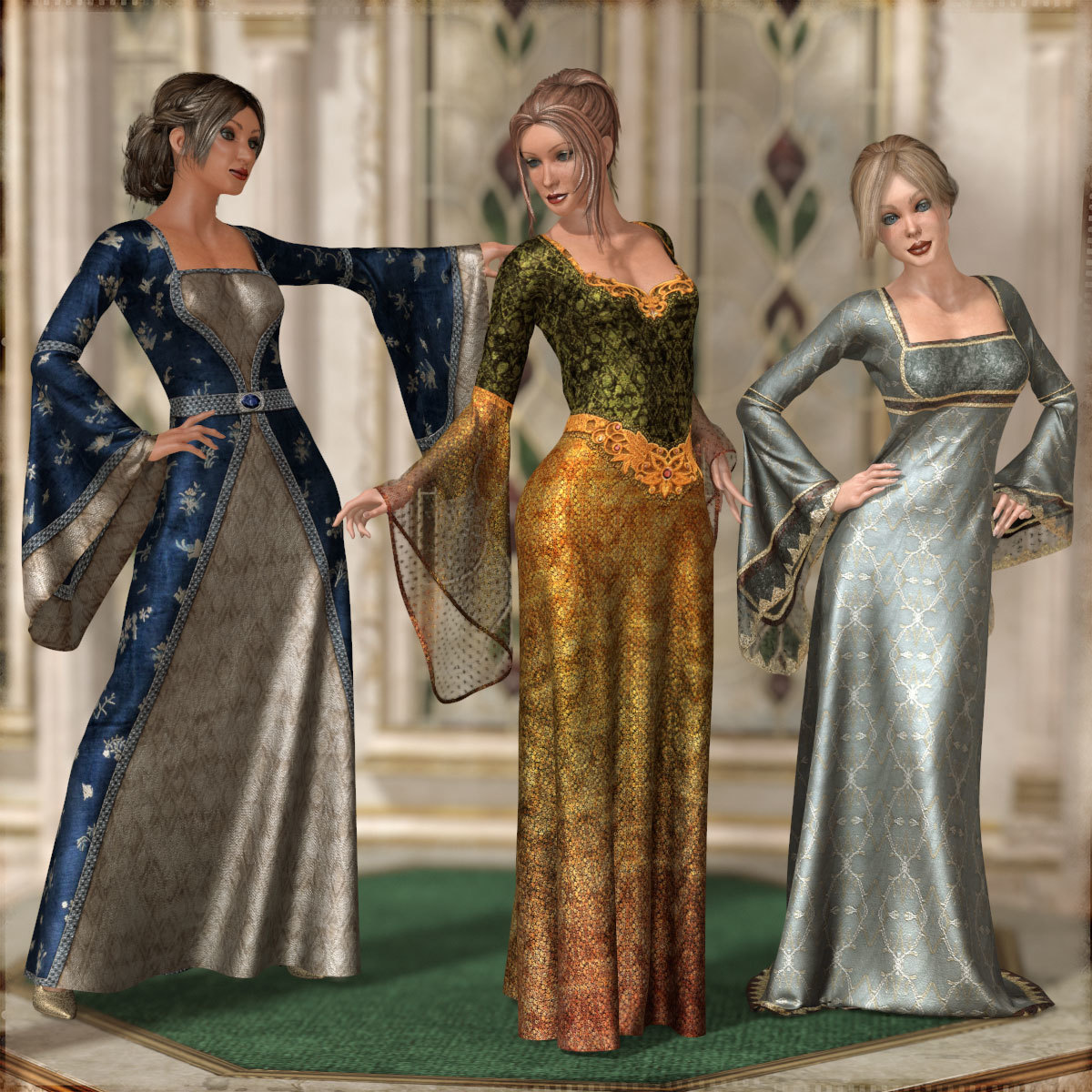 Dreamy Medieval Gowns for La Femme by N/A