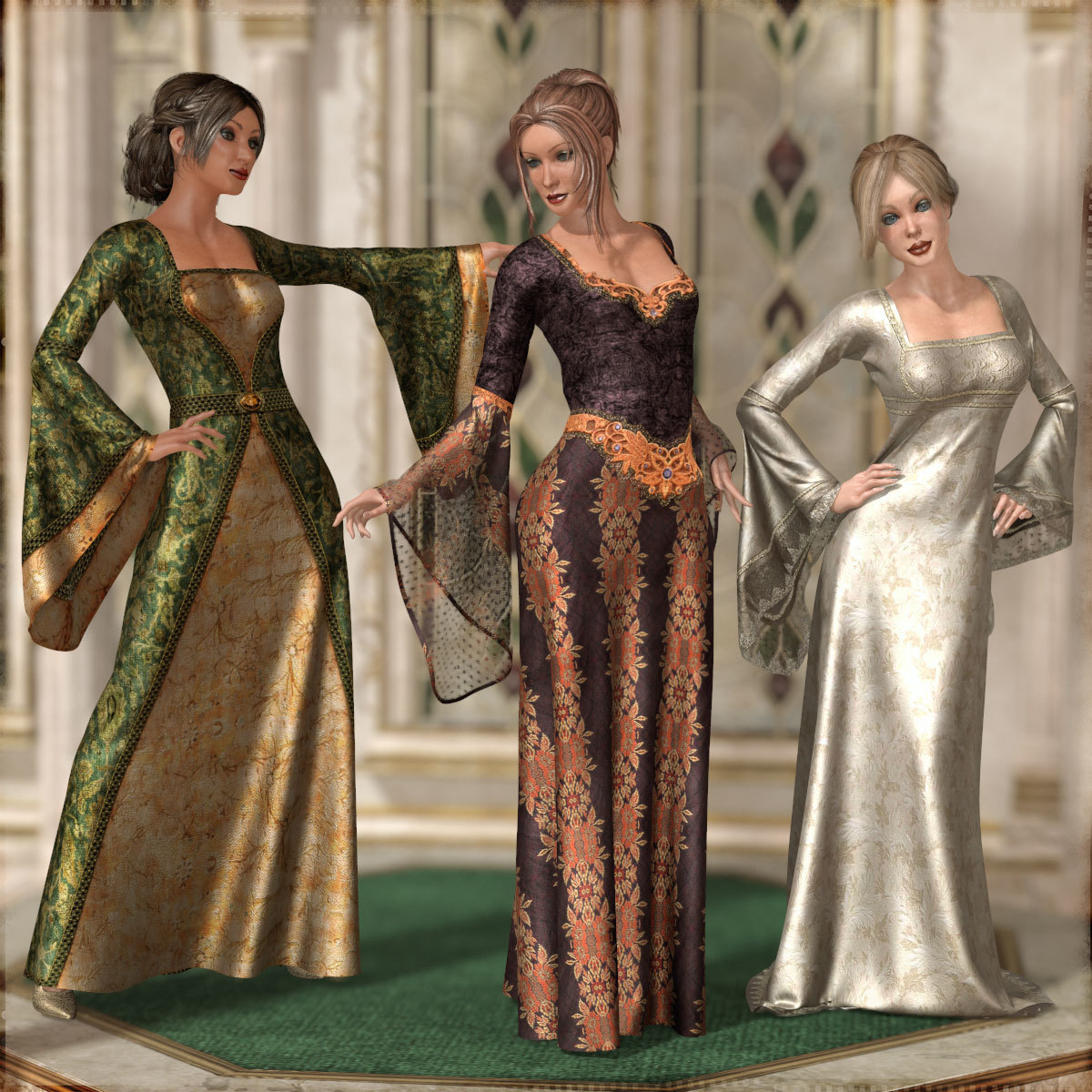 Dreamy Medieval Gowns for La Femme by N/A