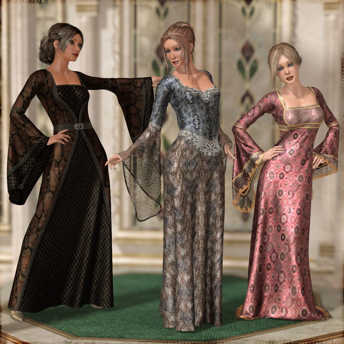 Dreamy Medieval Gowns for La Femme by N/A