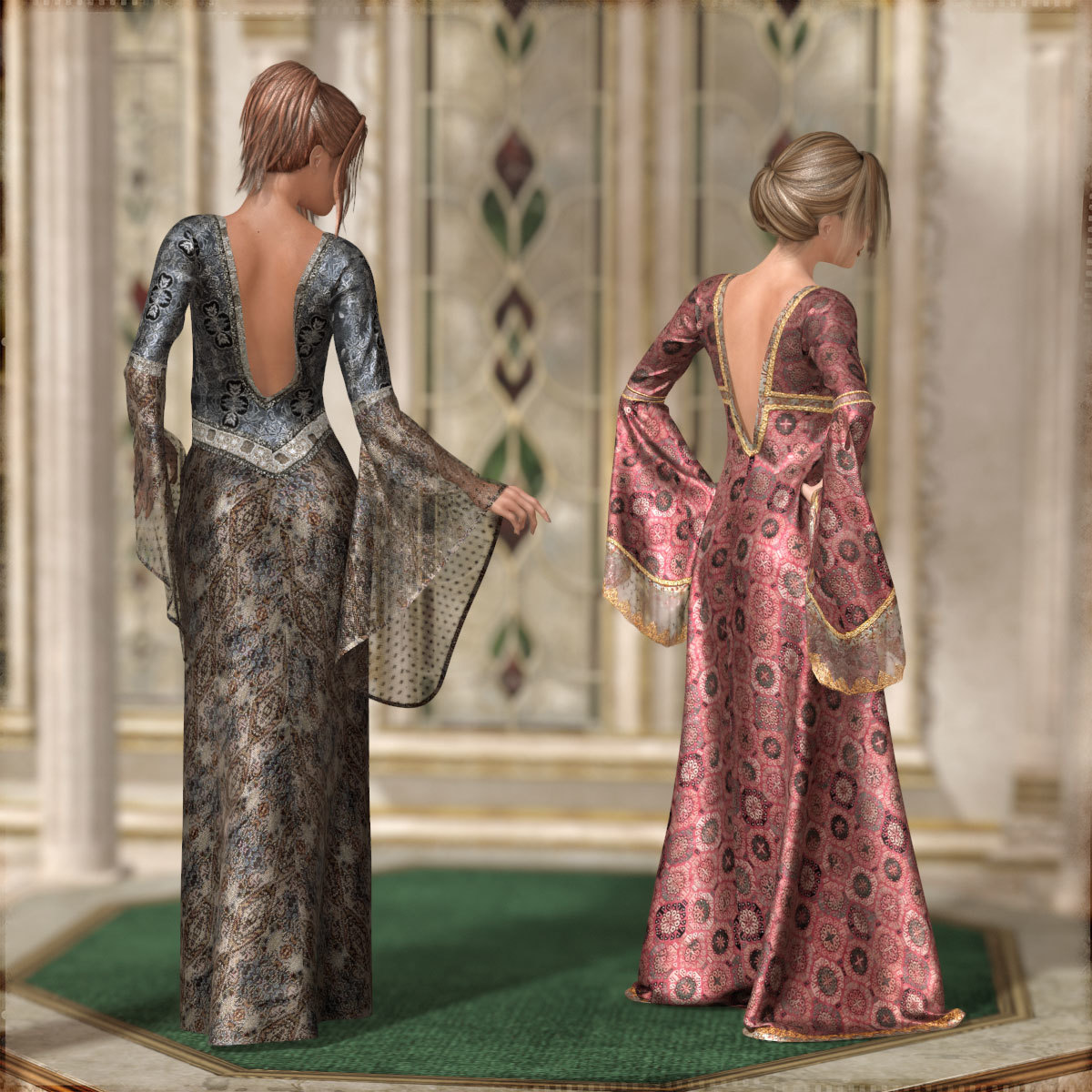 Dreamy Medieval Gowns for La Femme by N/A