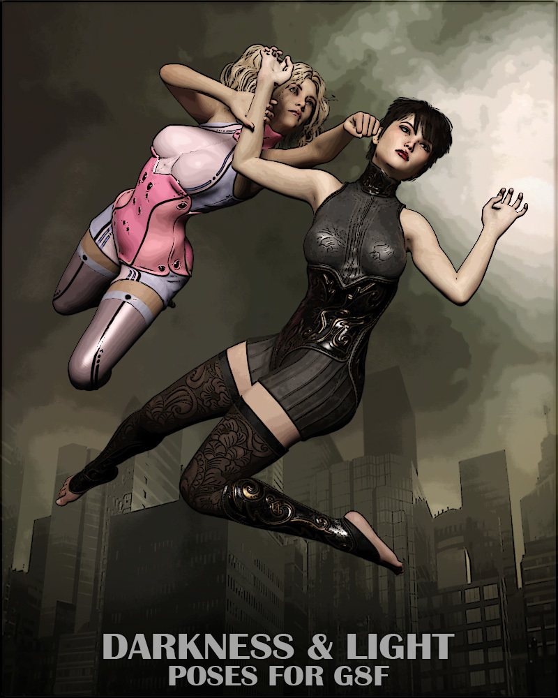 Darkness & Light Poses for G8F by N/A