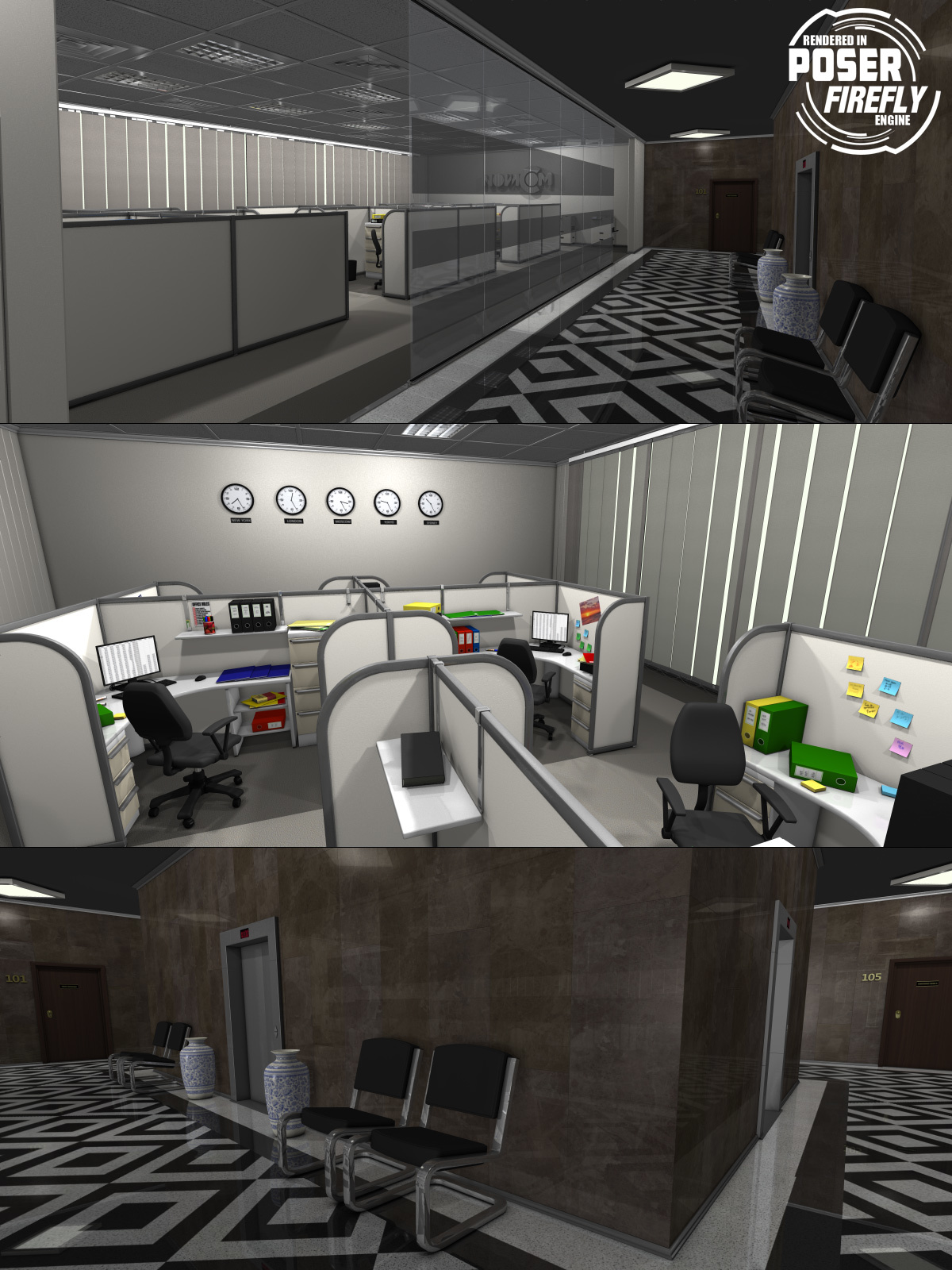 Cubicle Office by N/A