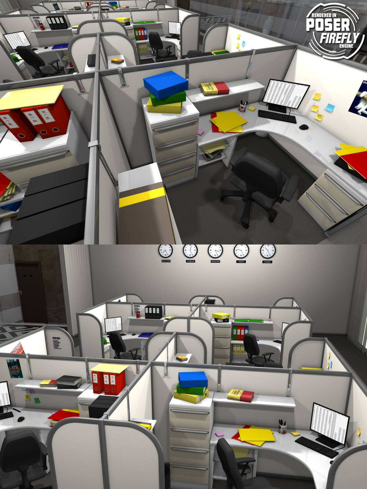 Cubicle Office by N/A