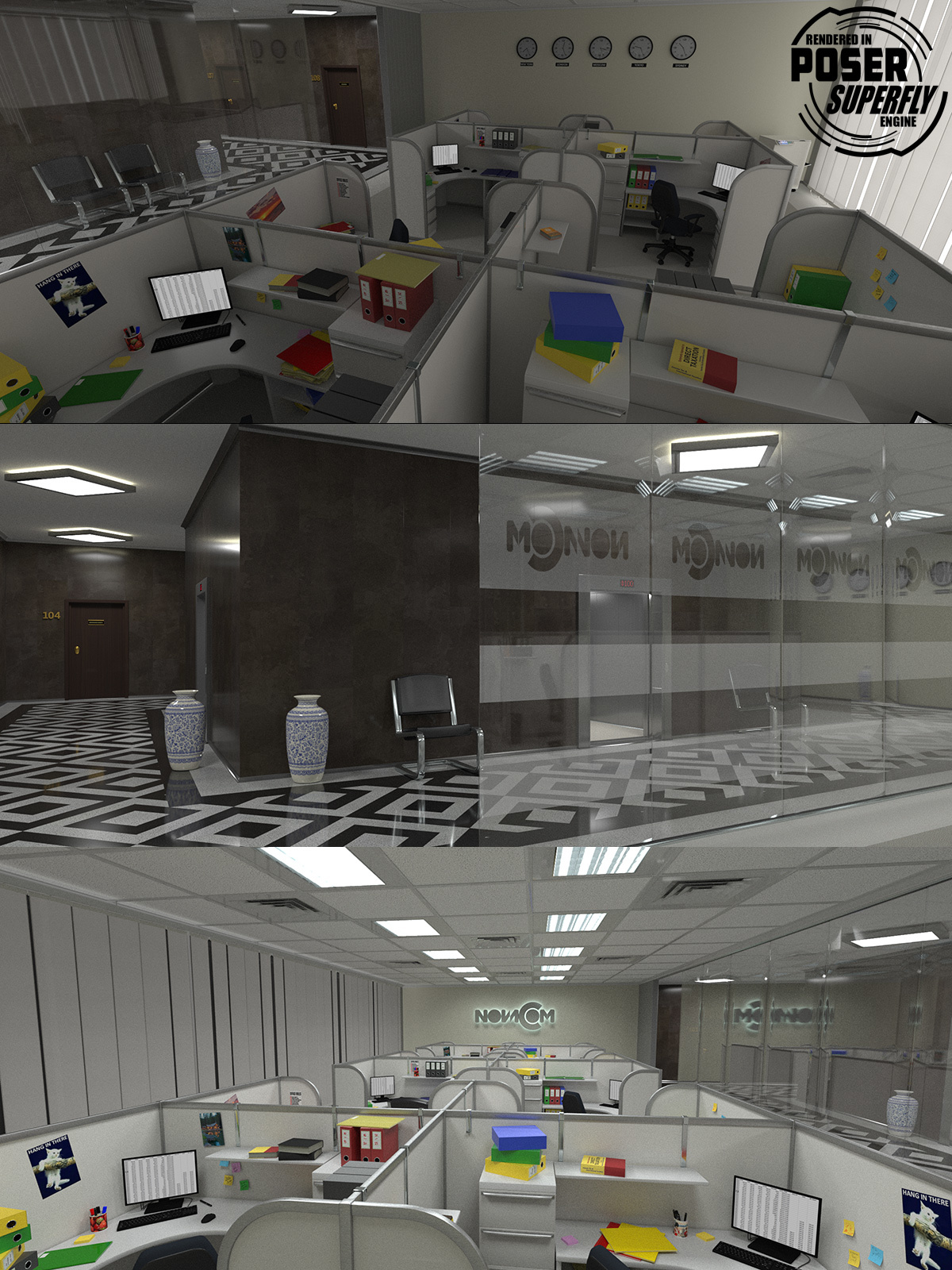 Cubicle Office by N/A