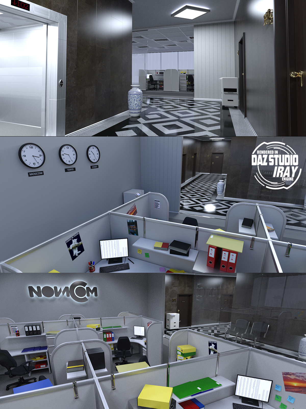 Cubicle Office by N/A