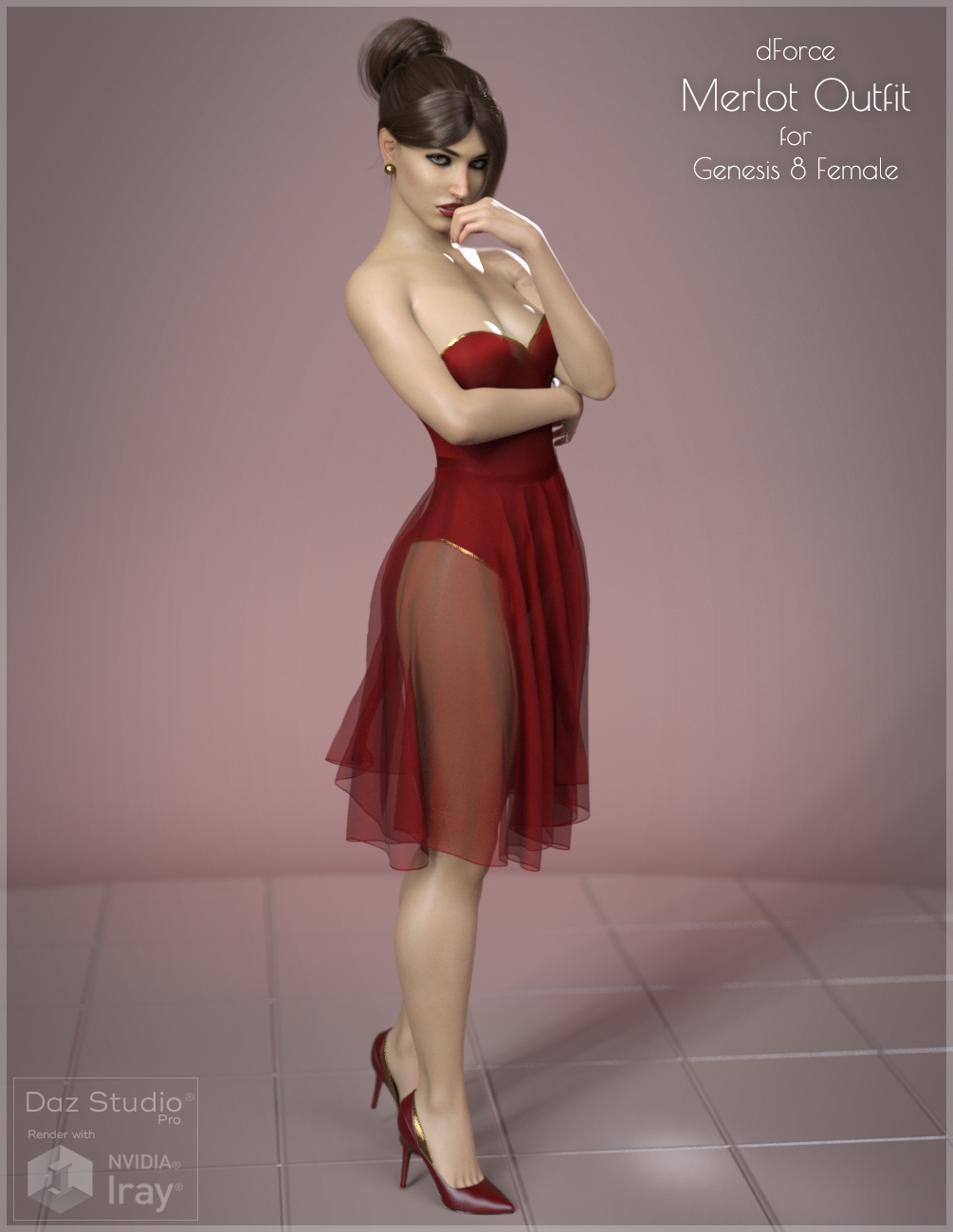 Merlot Outfit for Genesis 8 Female by N/A