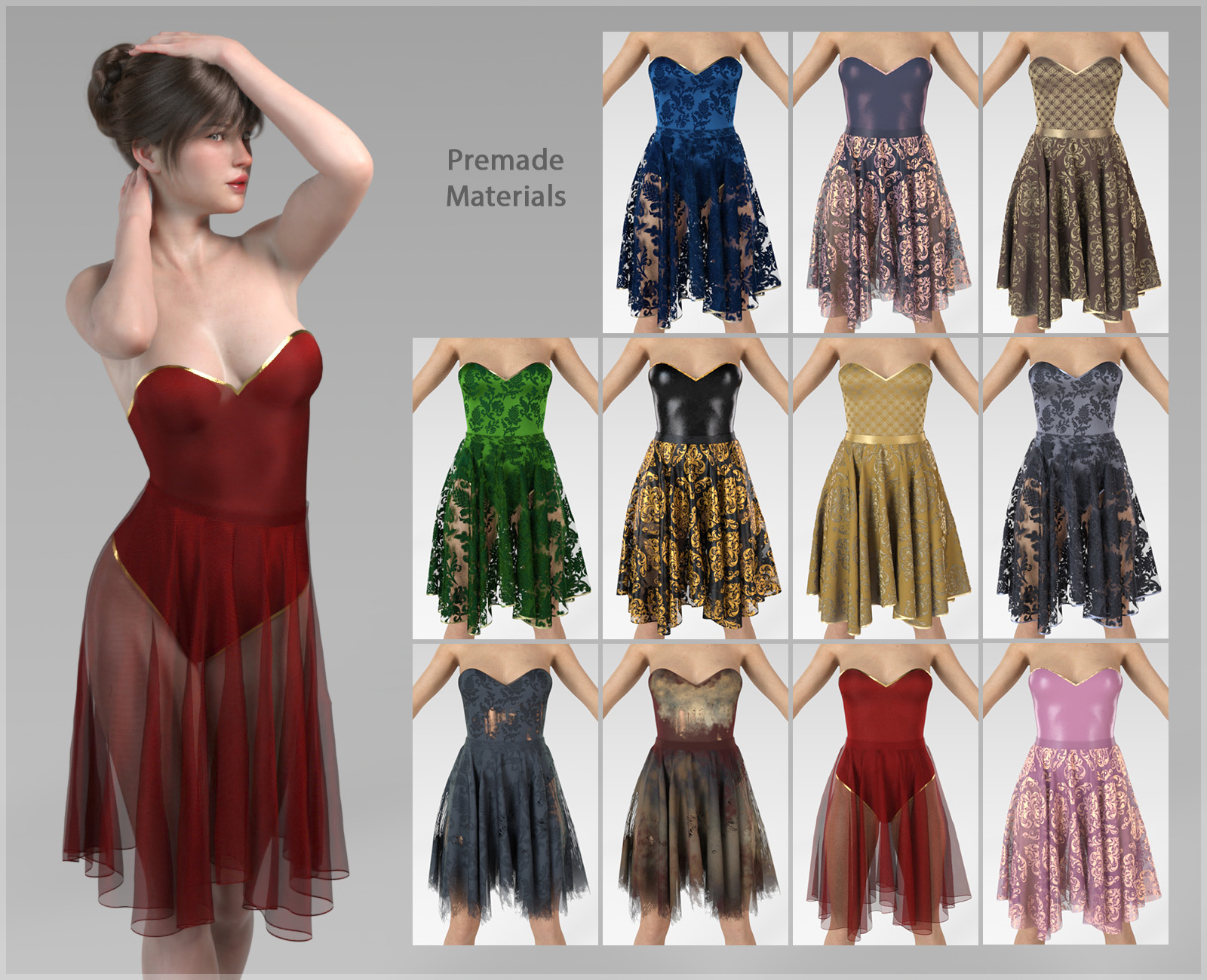 Merlot Outfit for Genesis 8 Female by N/A