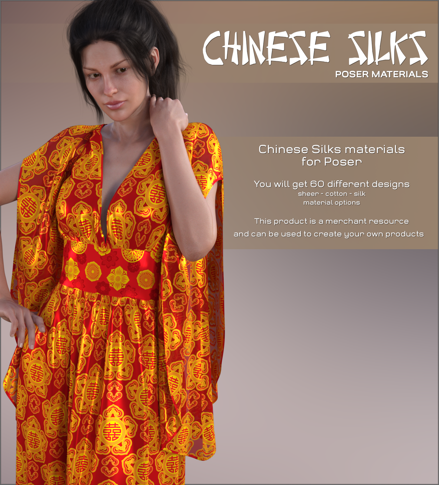 Daz Iray - Chinese Silks by N/A