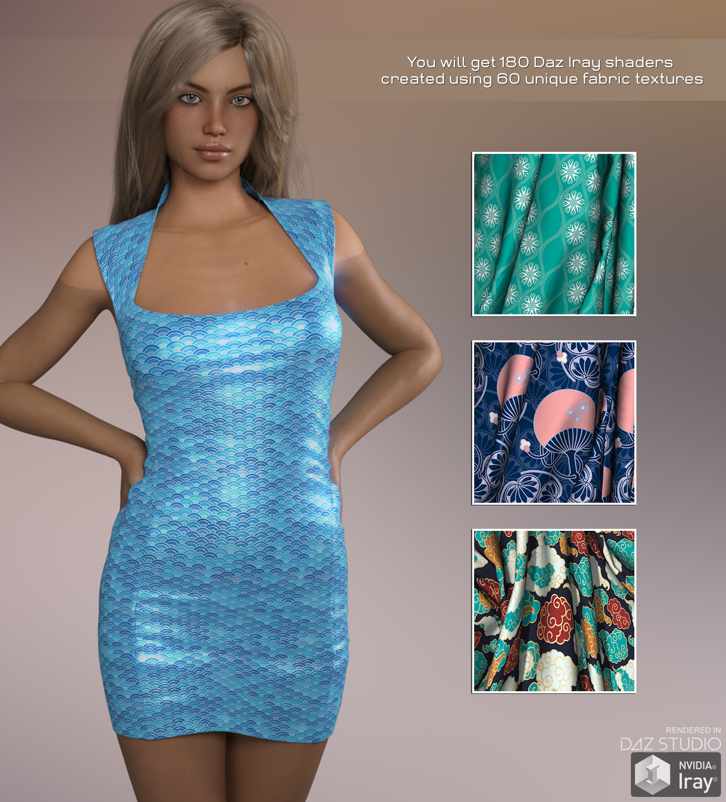 Daz Iray - Chinese Silks by N/A