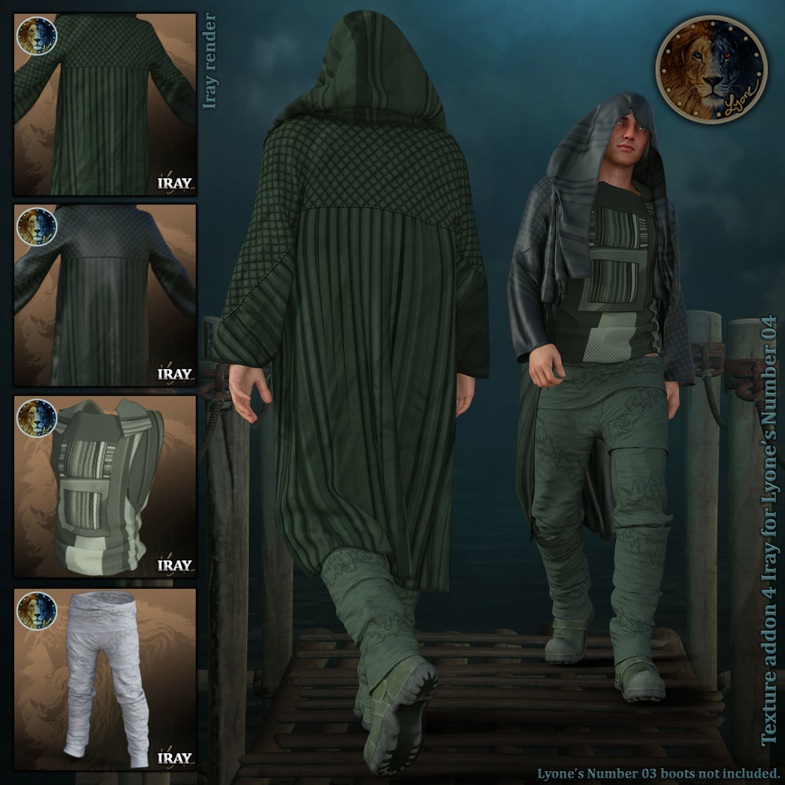 Texture addon 4_Iray for Lyones Number 04 by N/A