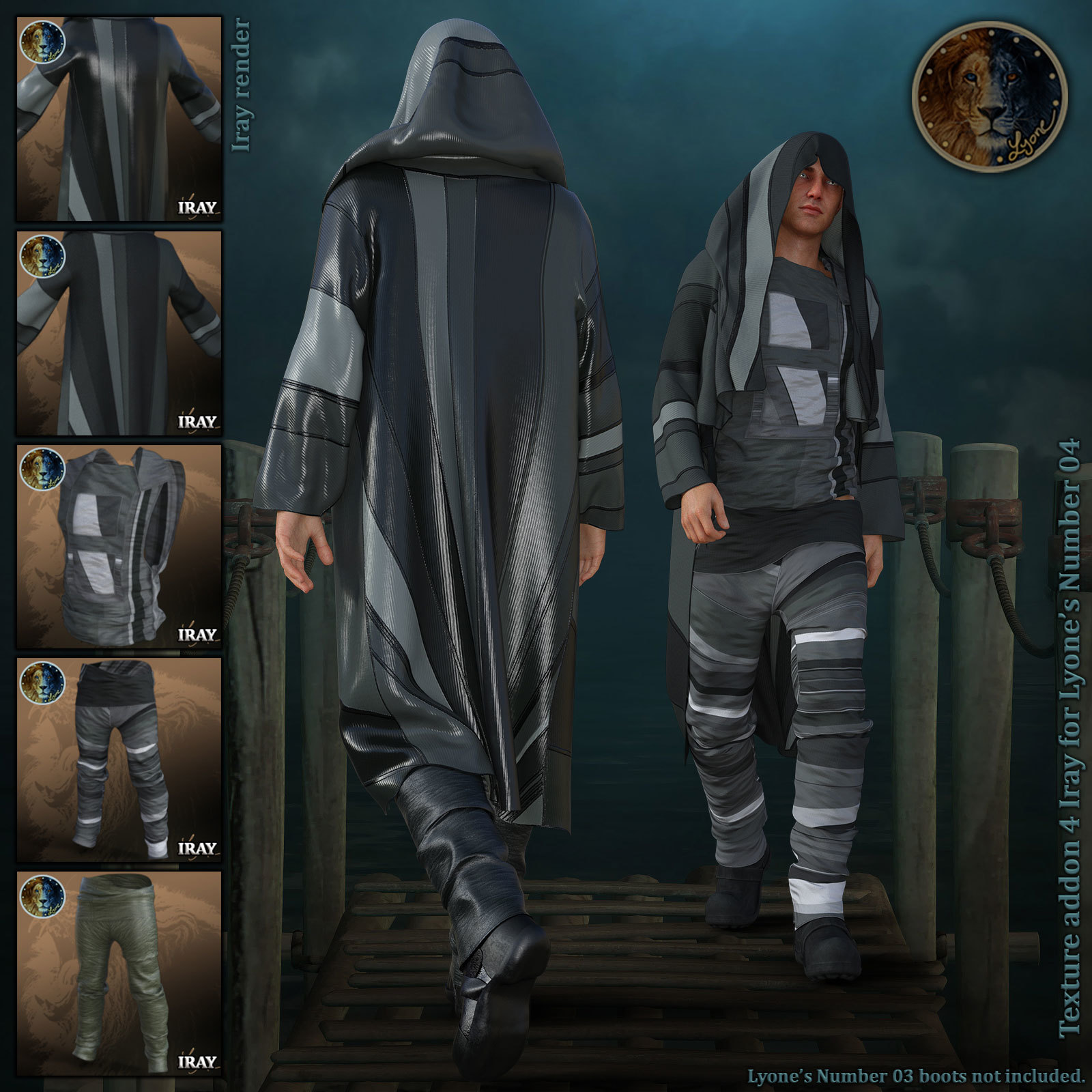 Texture addon 4_Iray for Lyones Number 04 by N/A