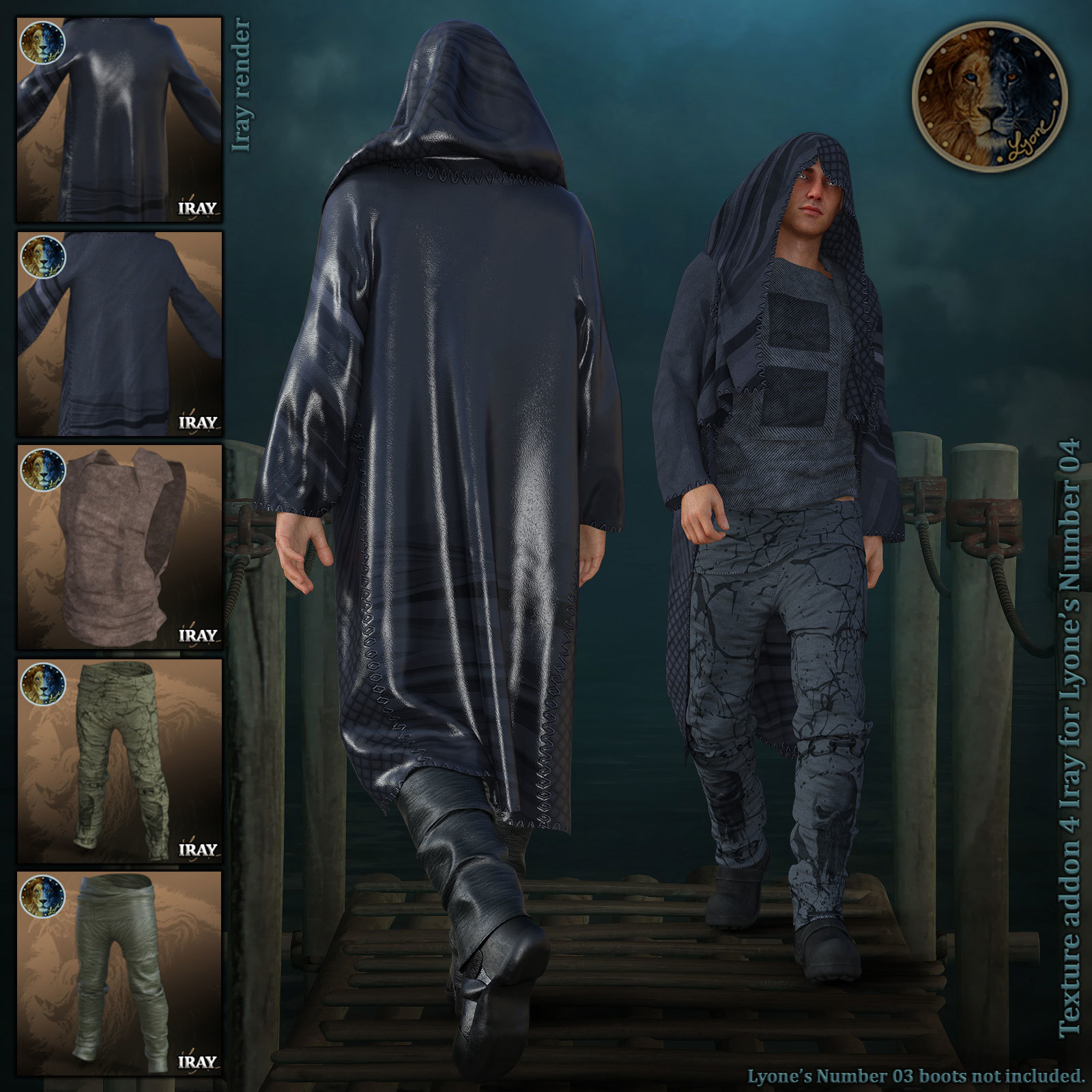 Texture addon 4_Iray for Lyones Number 04 by N/A