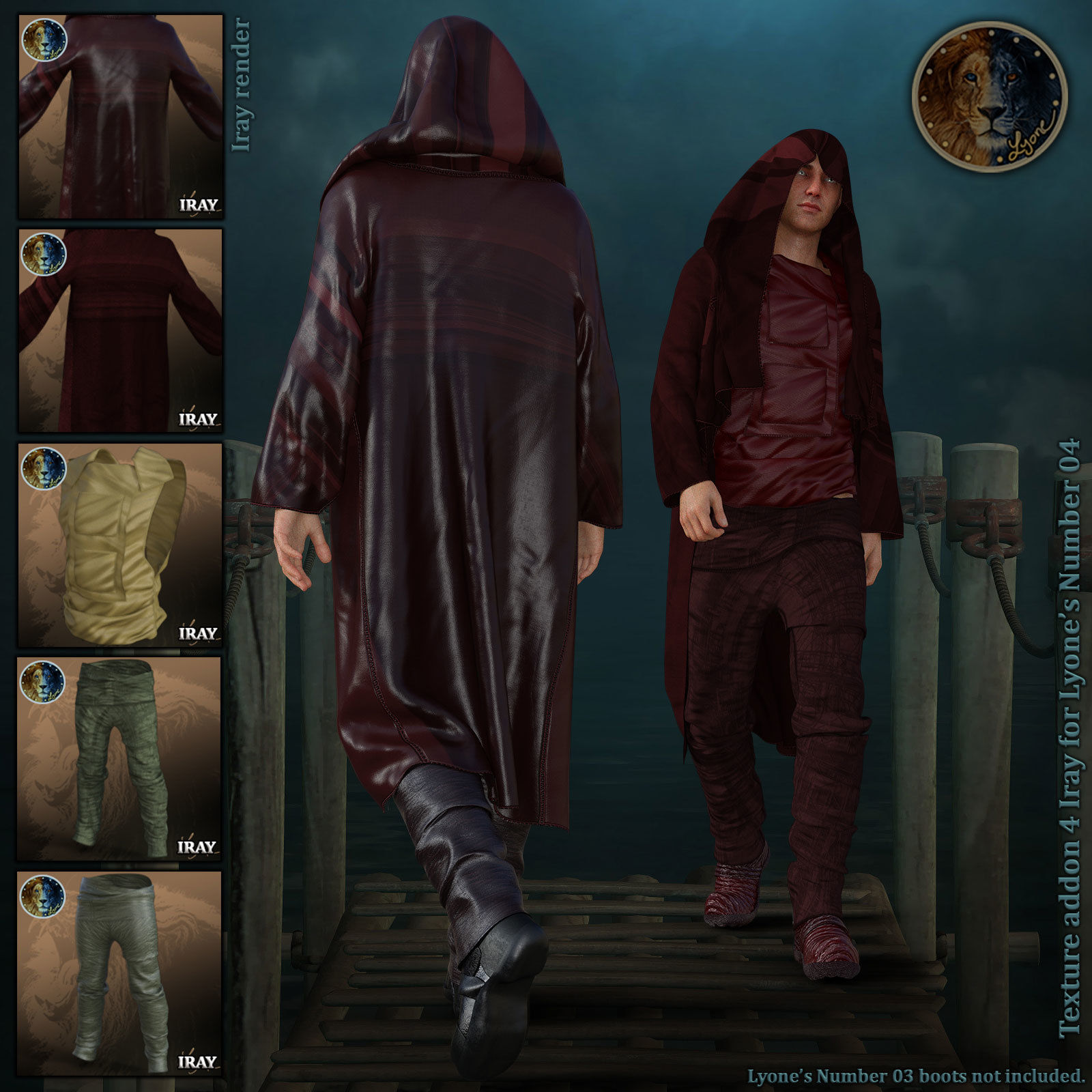 Texture addon 4_Iray for Lyones Number 04 by N/A