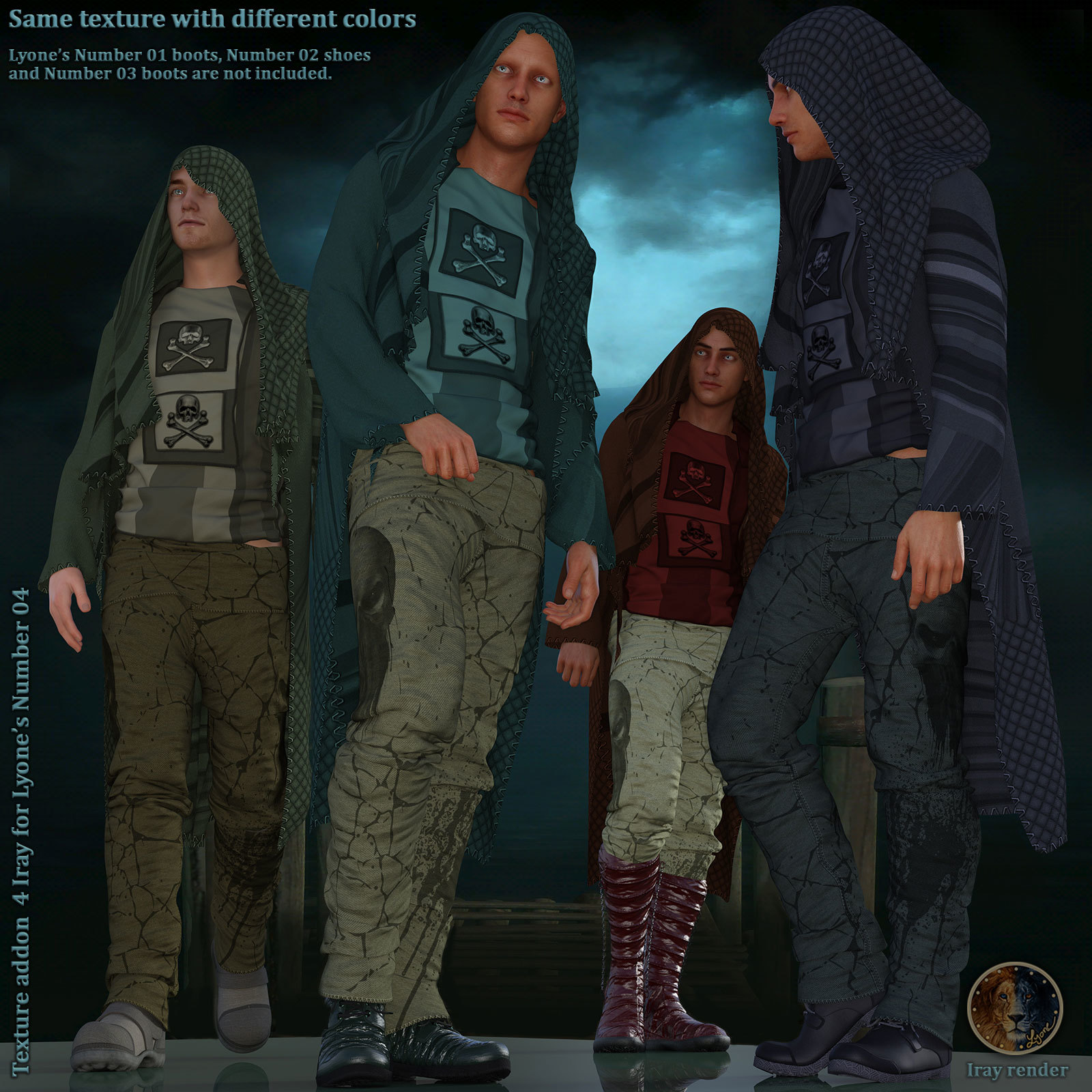 Texture addon 4_Iray for Lyones Number 04 by N/A