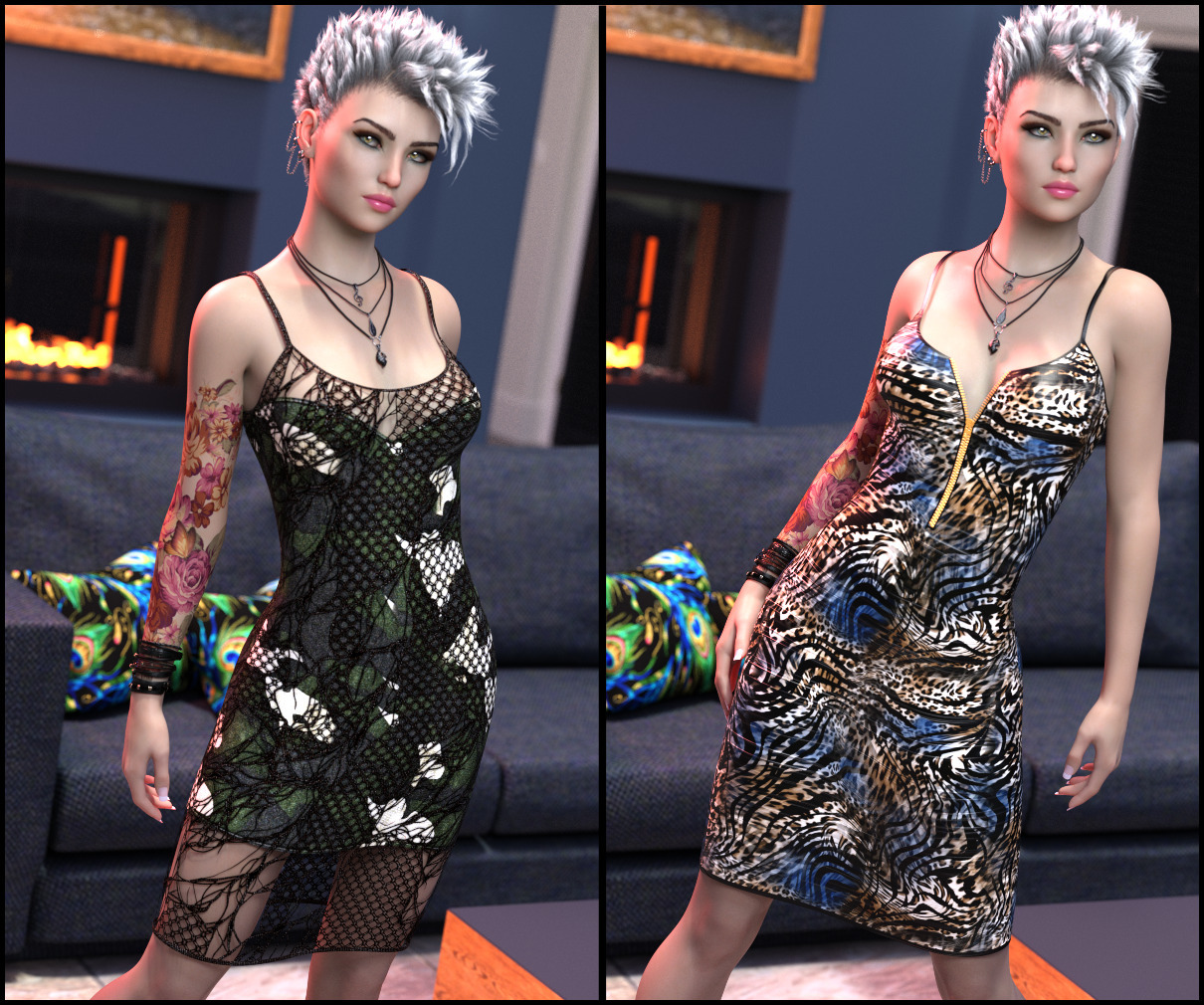 7th Ave: Tank Dress for Genesis 8 Female by N/A