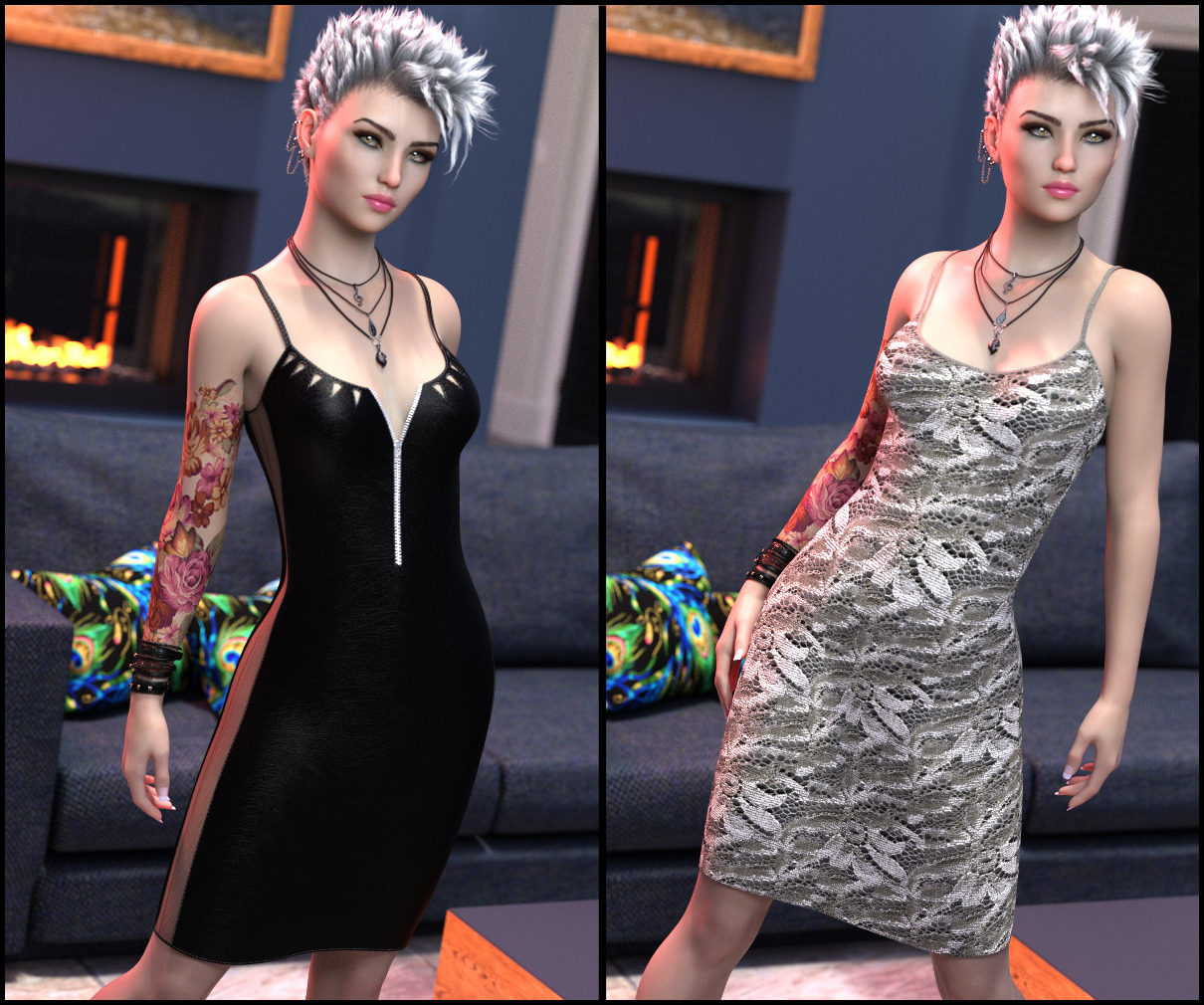 7th Ave: Tank Dress for Genesis 8 Female by N/A