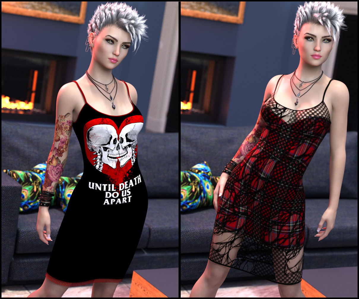 7th Ave: Tank Dress for Genesis 8 Female by N/A
