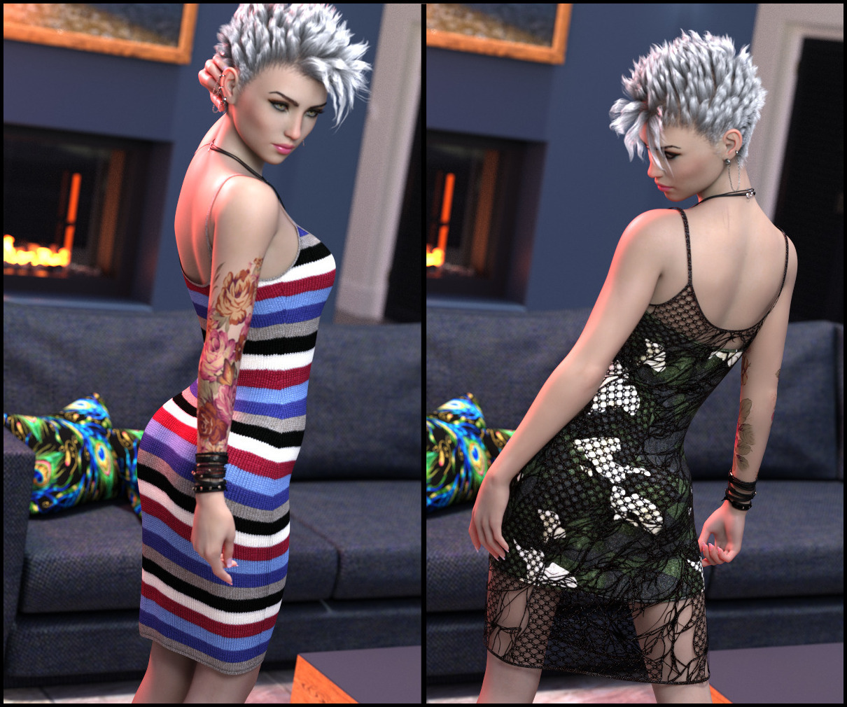 7th Ave: Tank Dress for Genesis 8 Female by N/A