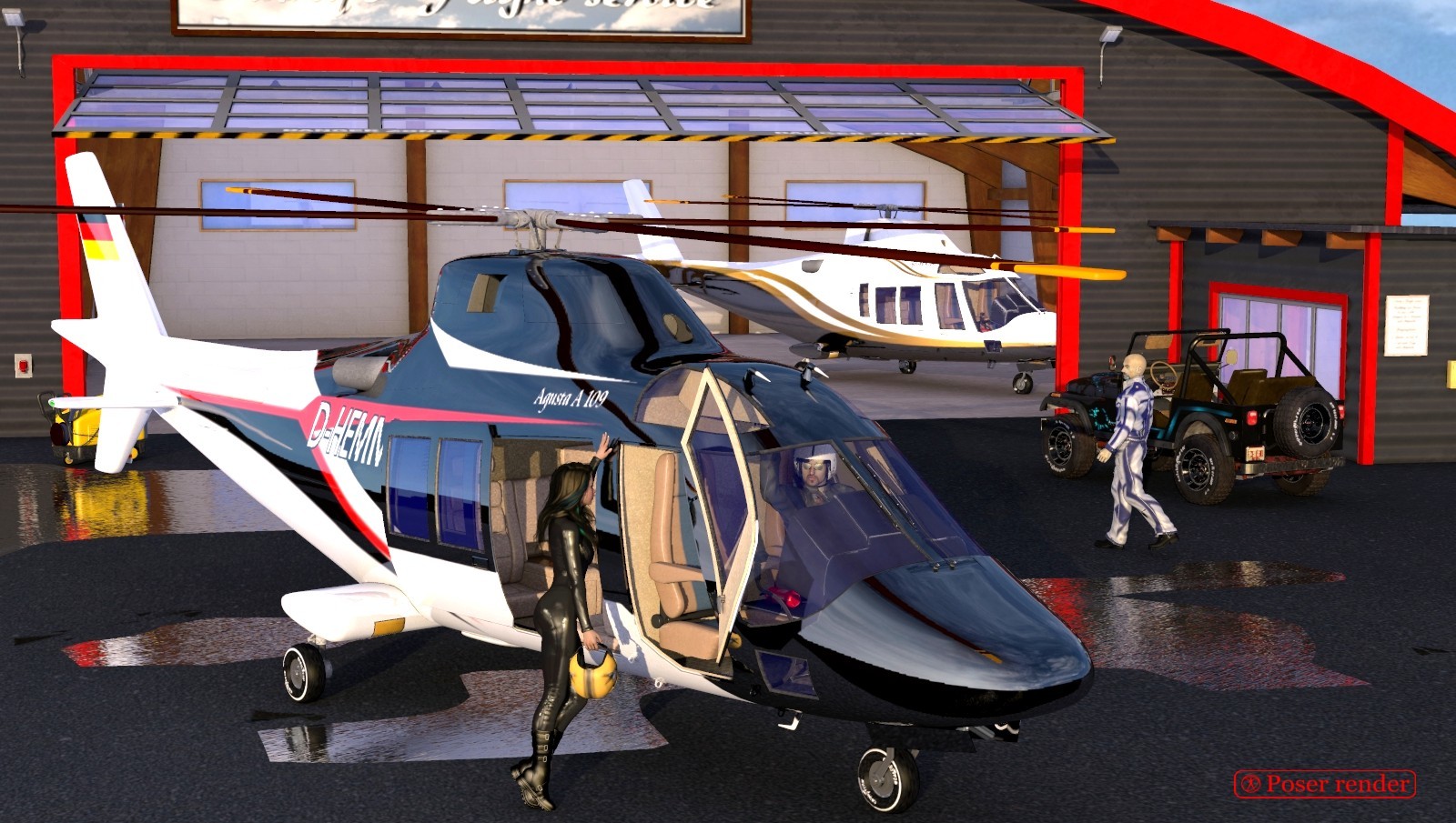 Helicopter A109 by N/A
