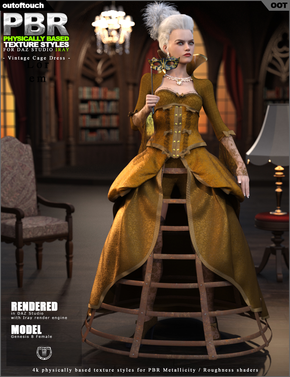 OOT PBR Texture Styles for Vintage Cage Dress by N/A