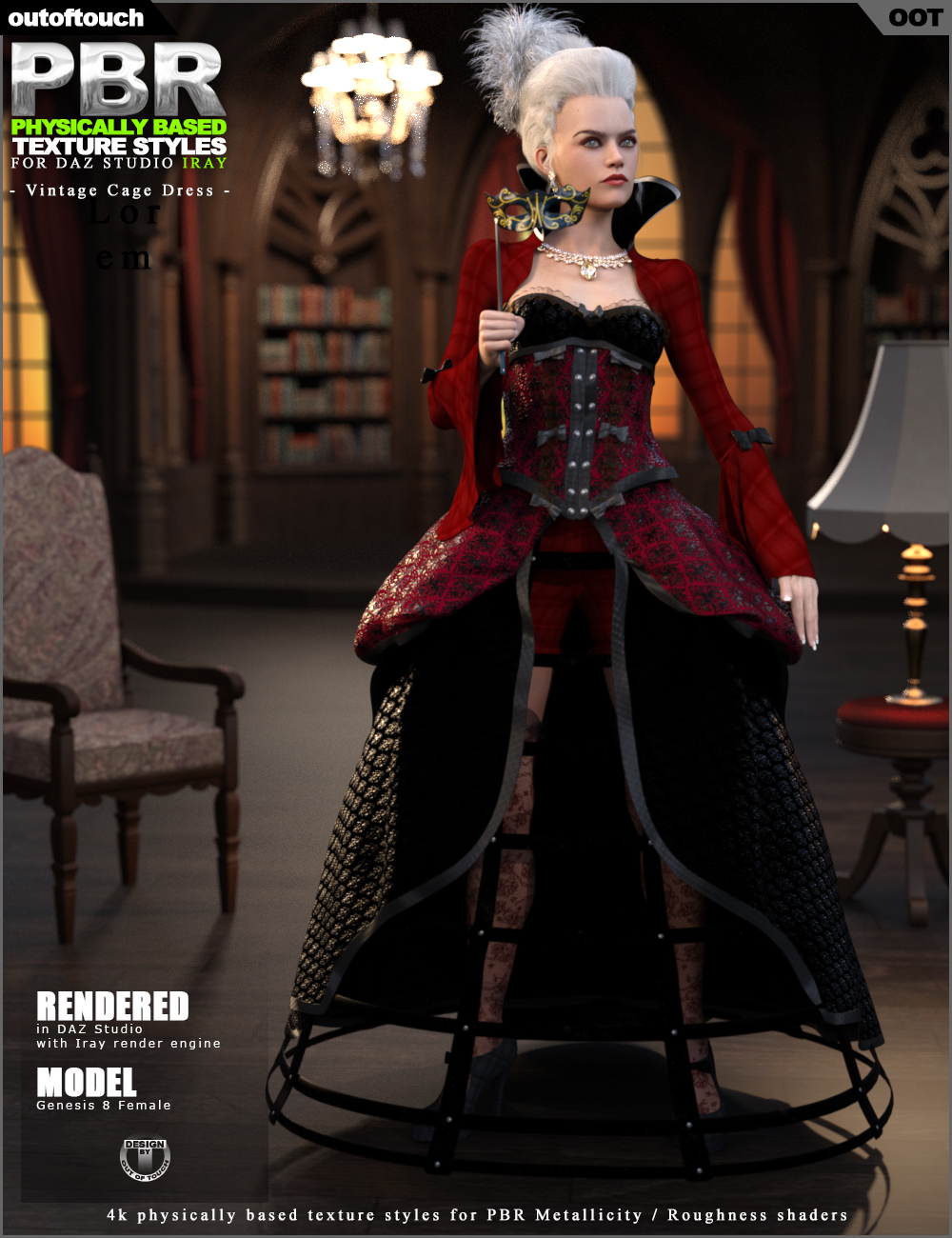 OOT PBR Texture Styles for Vintage Cage Dress by N/A