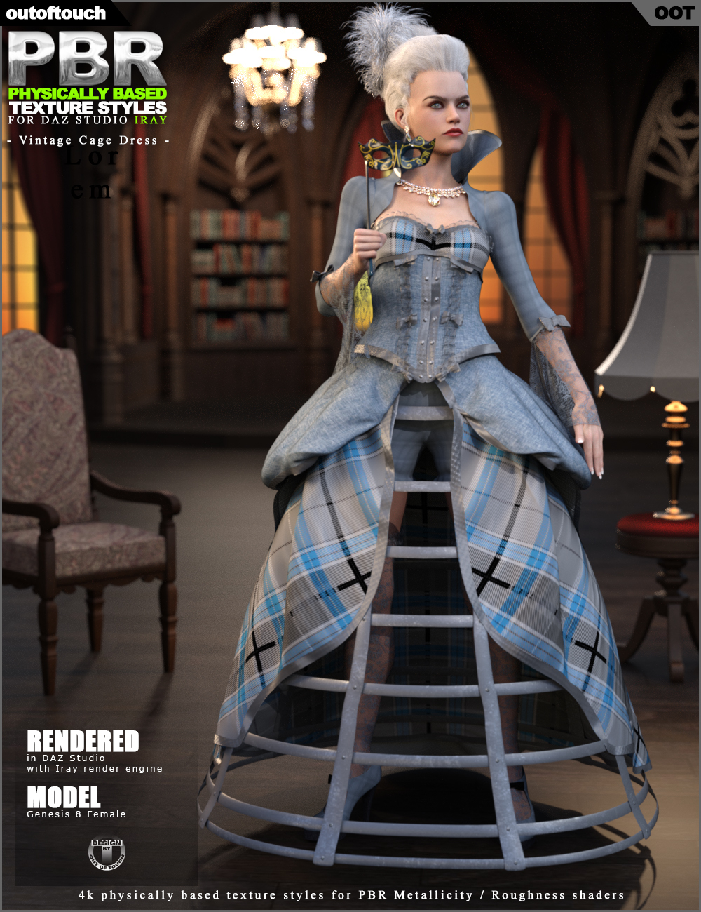 OOT PBR Texture Styles for Vintage Cage Dress by N/A