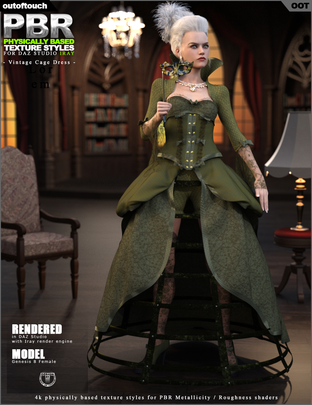 OOT PBR Texture Styles for Vintage Cage Dress by N/A