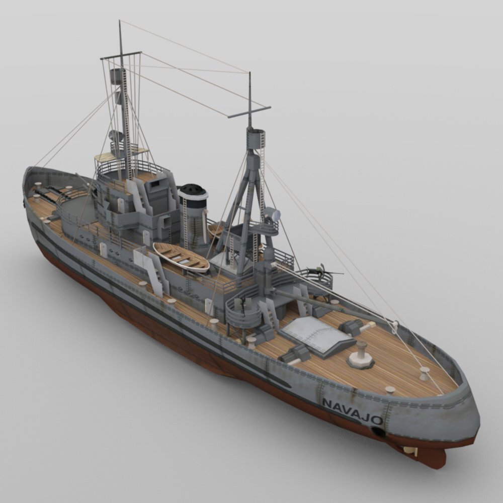 USS Navajo for DAZ Studio by N/A