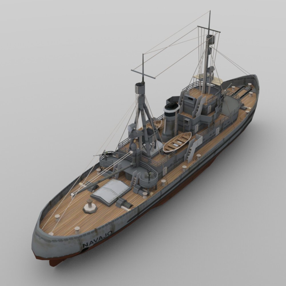 USS Navajo for DAZ Studio by N/A