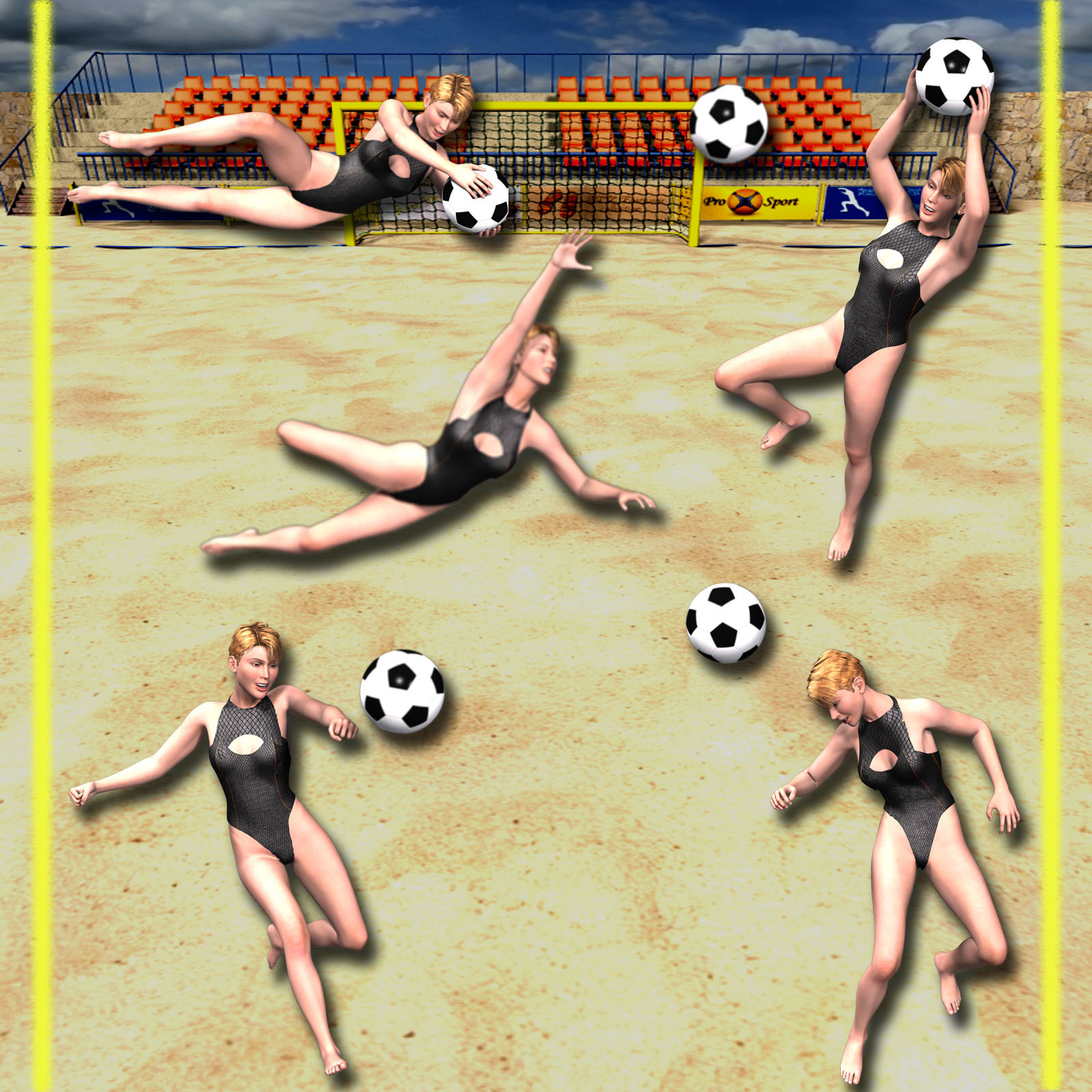Beach Soccer for Dawn by N/A