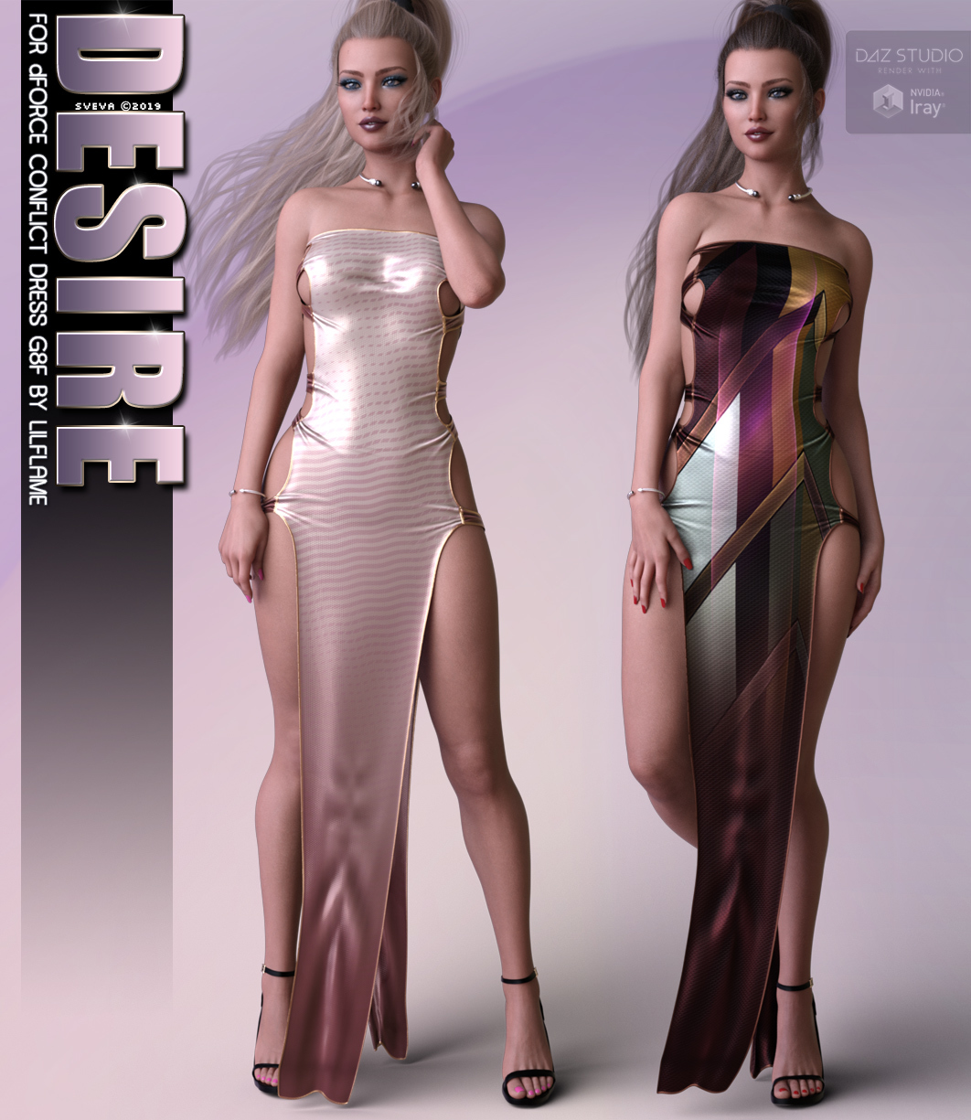 Desire for dForce Conflict Dress G8F by N/A
