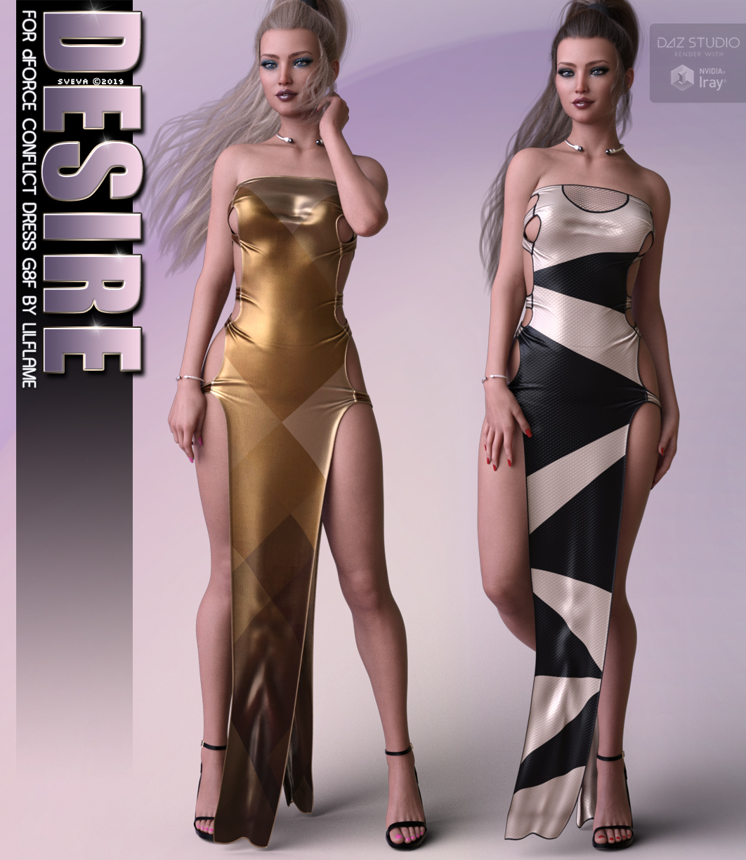 Desire for dForce Conflict Dress G8F by N/A