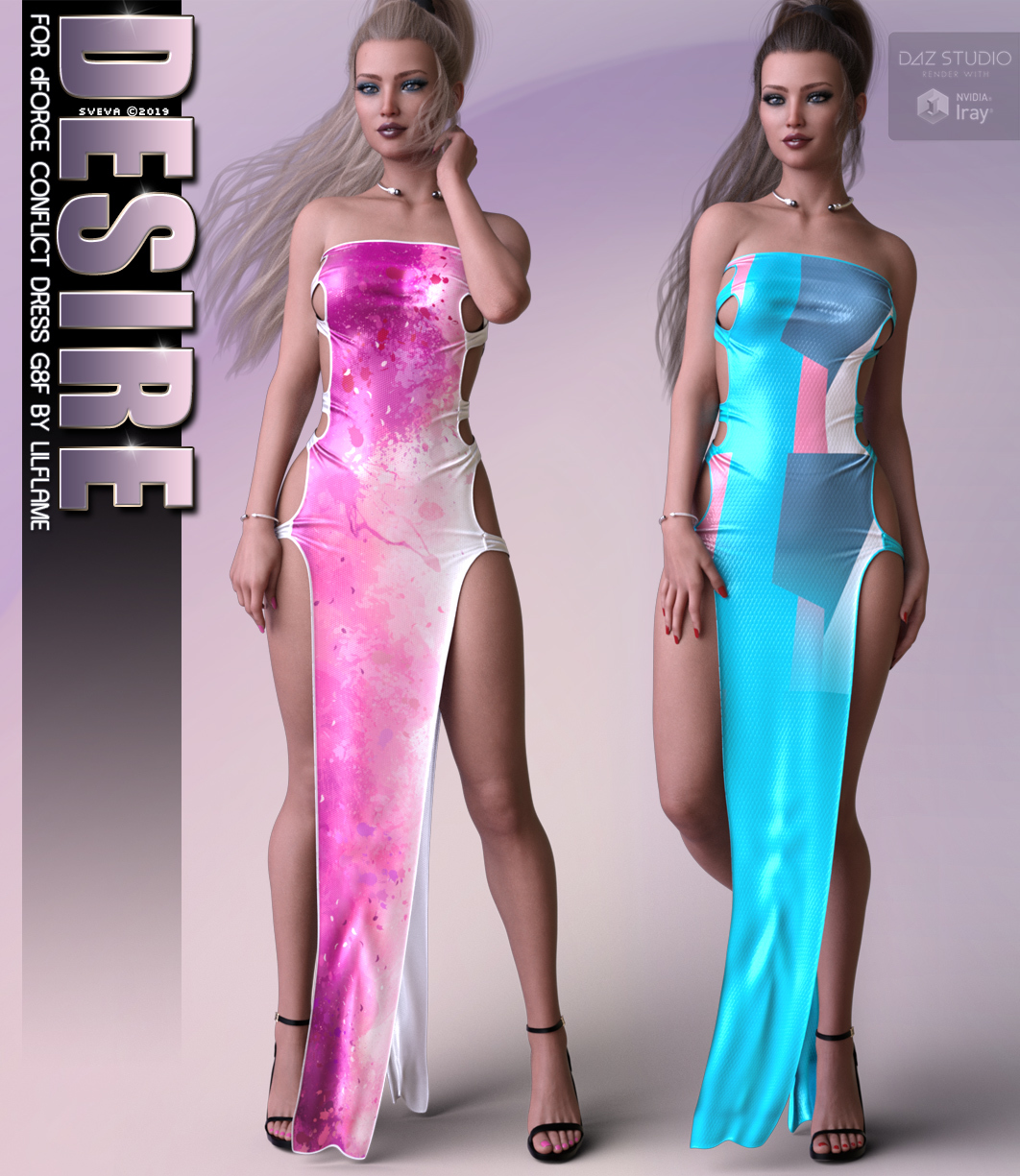 Desire for dForce Conflict Dress G8F by N/A