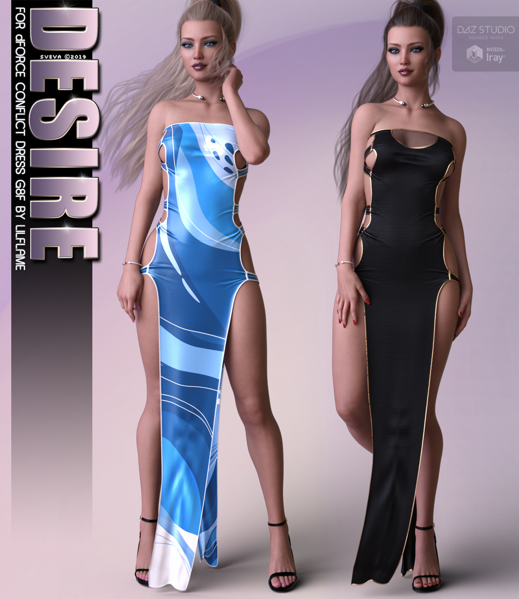 Desire for dForce Conflict Dress G8F by N/A