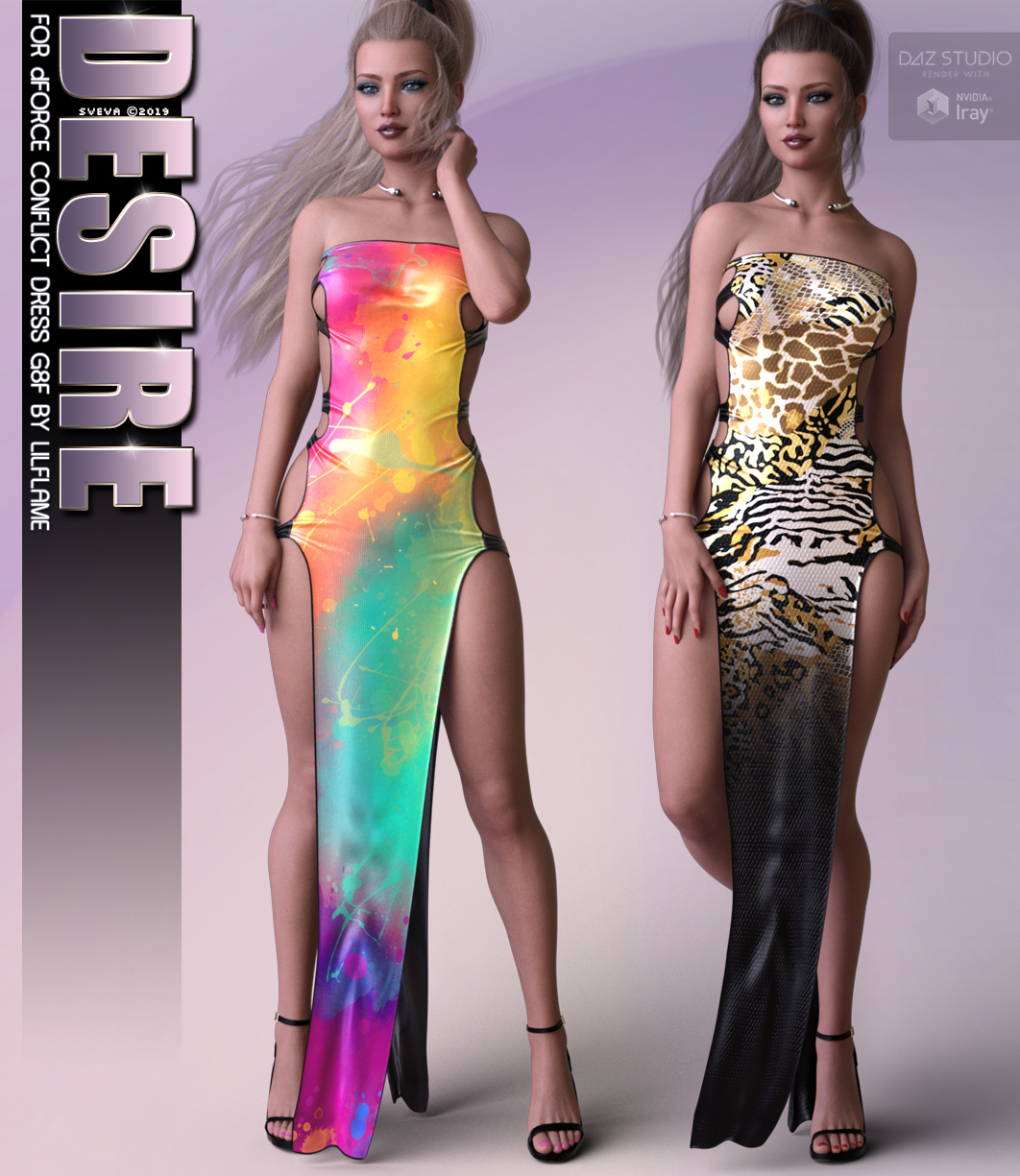 Desire for dForce Conflict Dress G8F by N/A