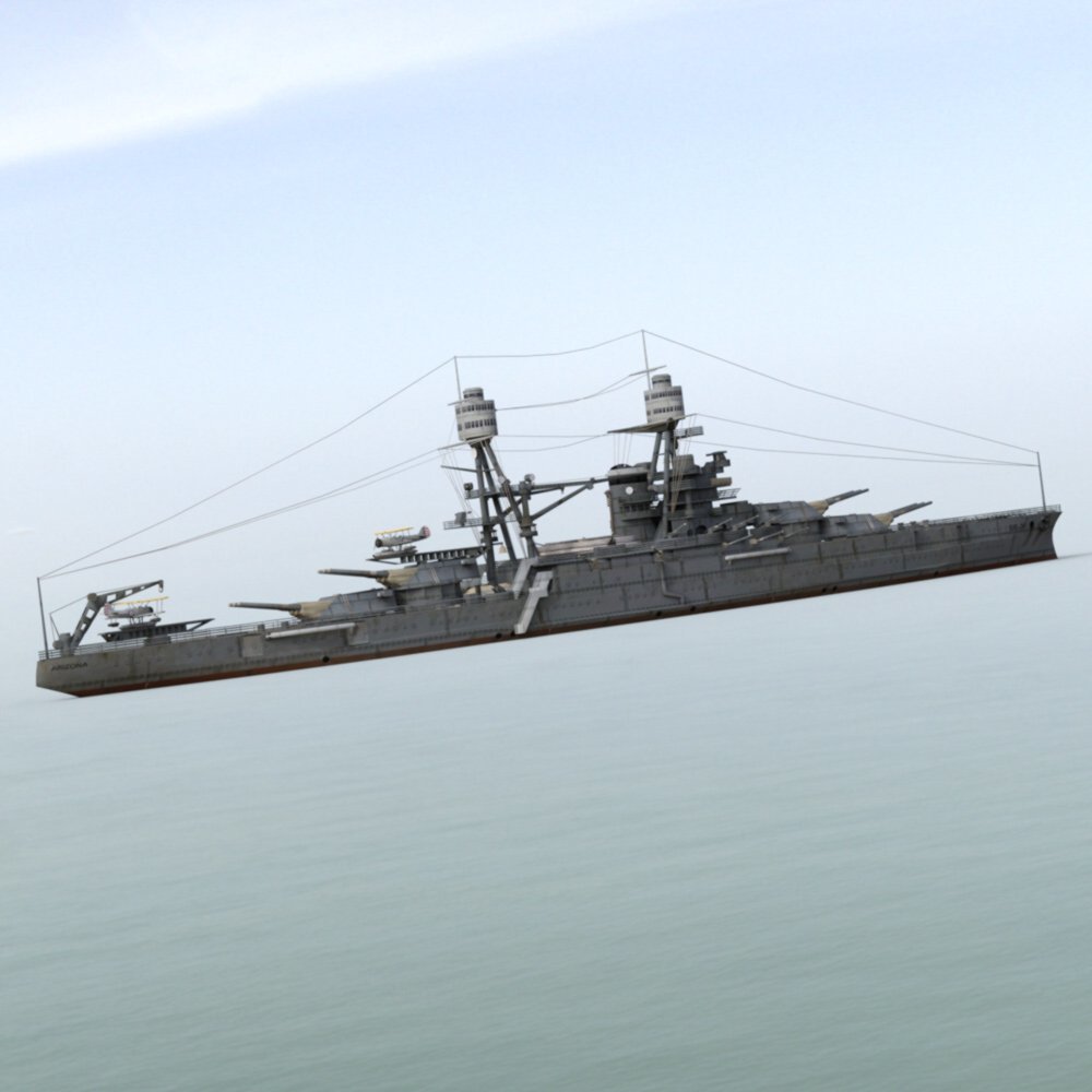USS Arizona for DAZ Studio by N/A