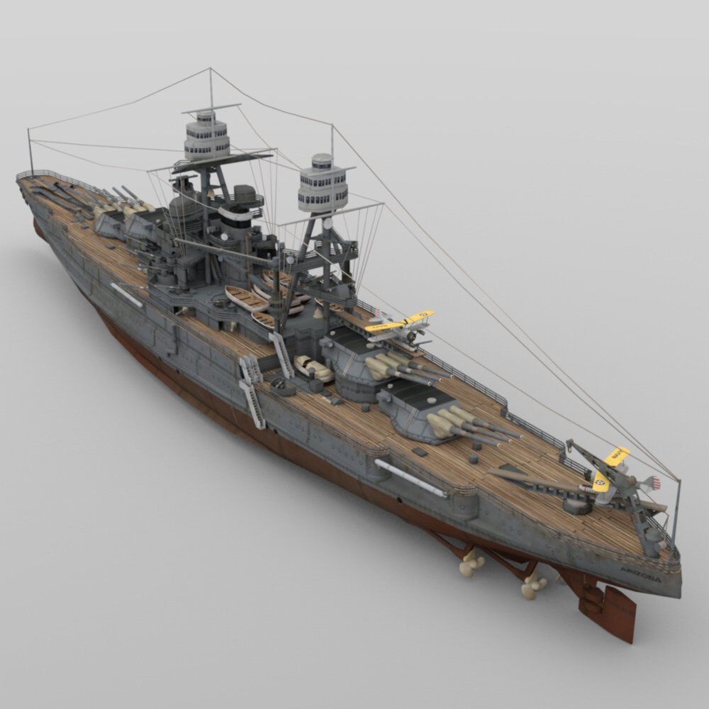 USS Arizona for DAZ Studio by N/A