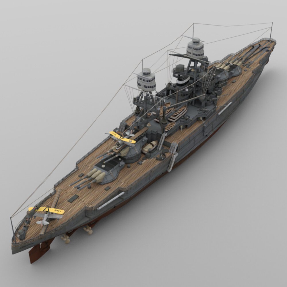 USS Arizona for DAZ Studio by N/A